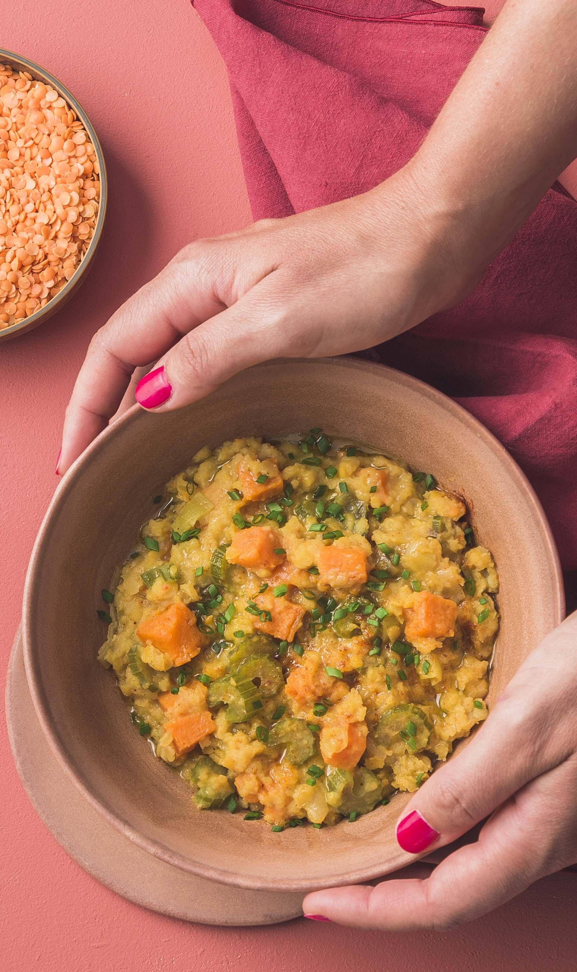 Risotto de lentilles corail - Recette Cookeo | Moulinex