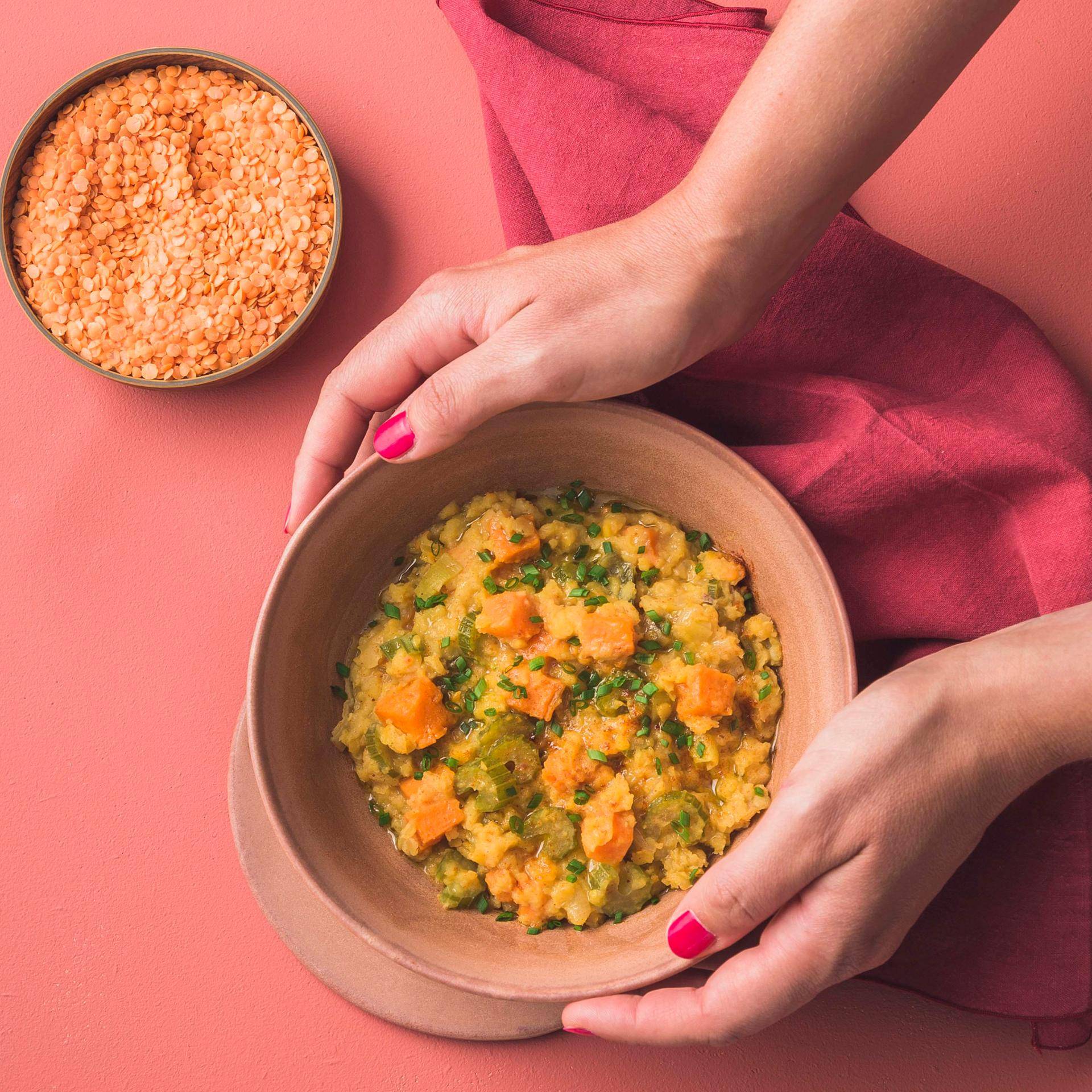 Risotto de lentilles corail - Recette Cookeo | Moulinex