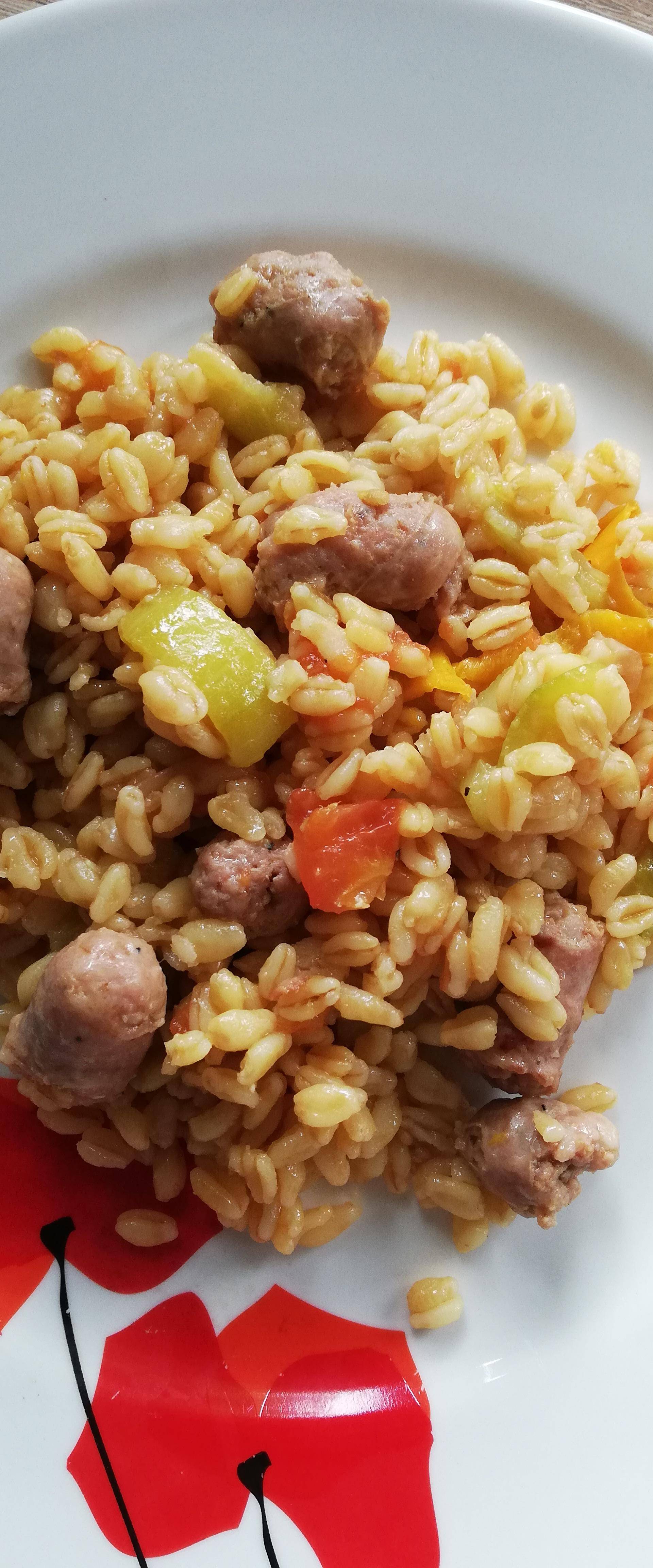 Blé aux légumes chipolatas - Recette Cookeo | Moulinex