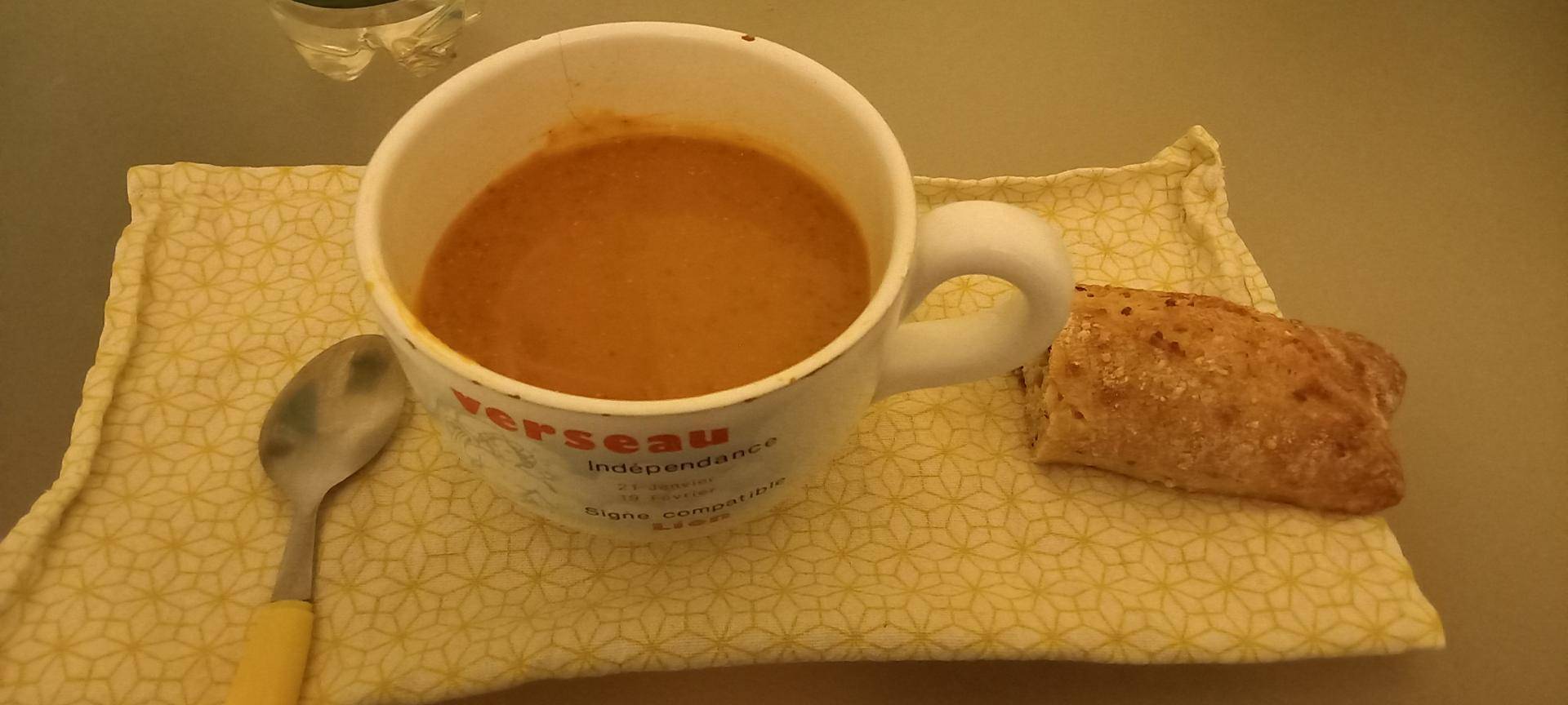 Velouté courge musquée, carotte et châtaignes - Recepten Companion Connect XL | Moulinex