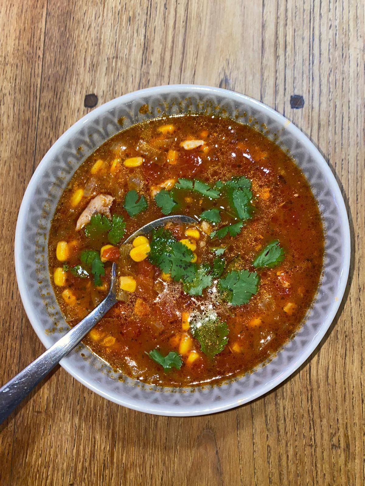 Soupe mexicaine au poulet - Recepten Cookeo V3 | Moulinex