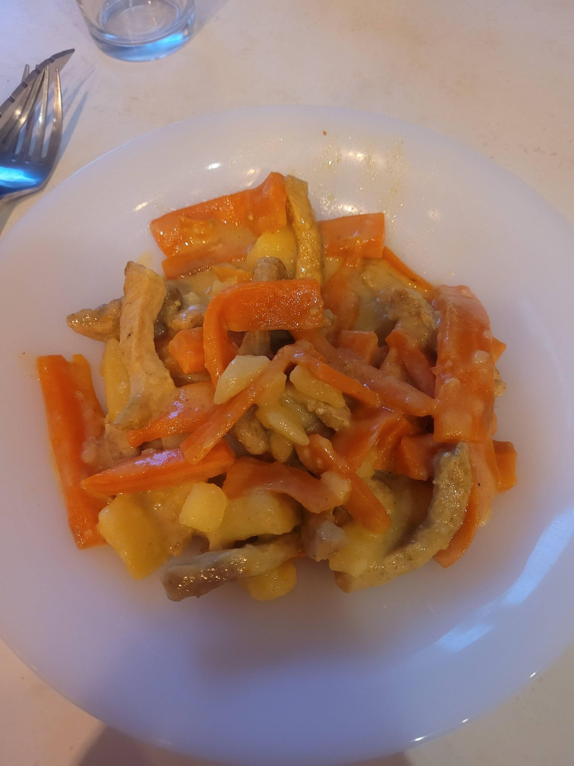 Émincé de porc pommes de terre carottes - Recepten Cookeo V3 | Moulinex