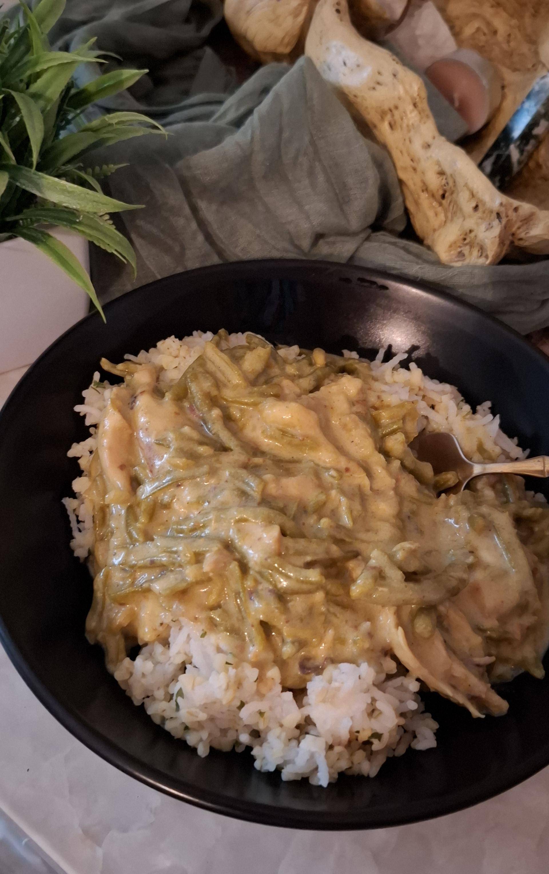 Riz poulet haricots princesse curry - Recette Cookeo | Moulinex