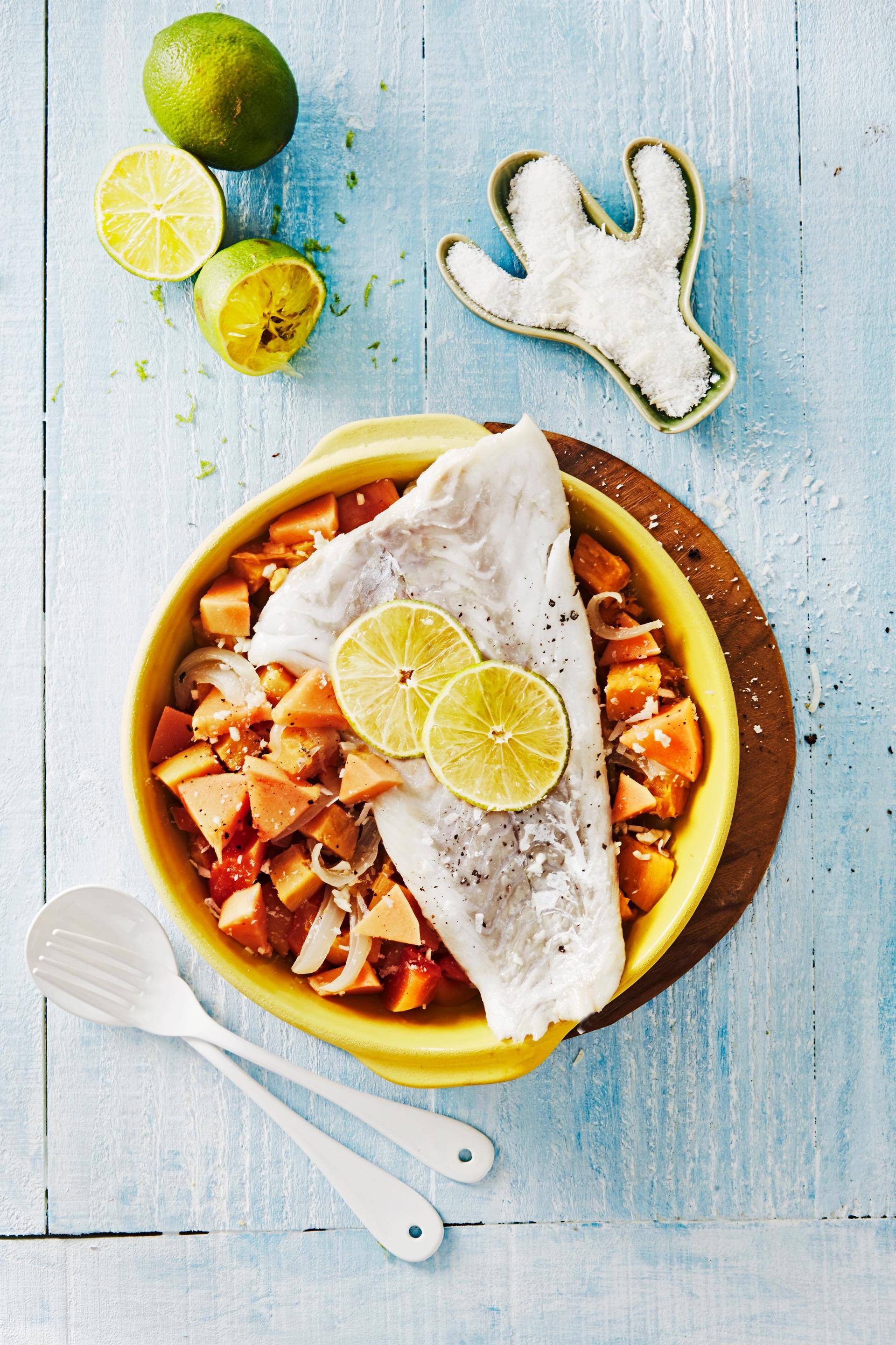 Cabillaud papaye patate douce - Recette Cookeo | Moulinex