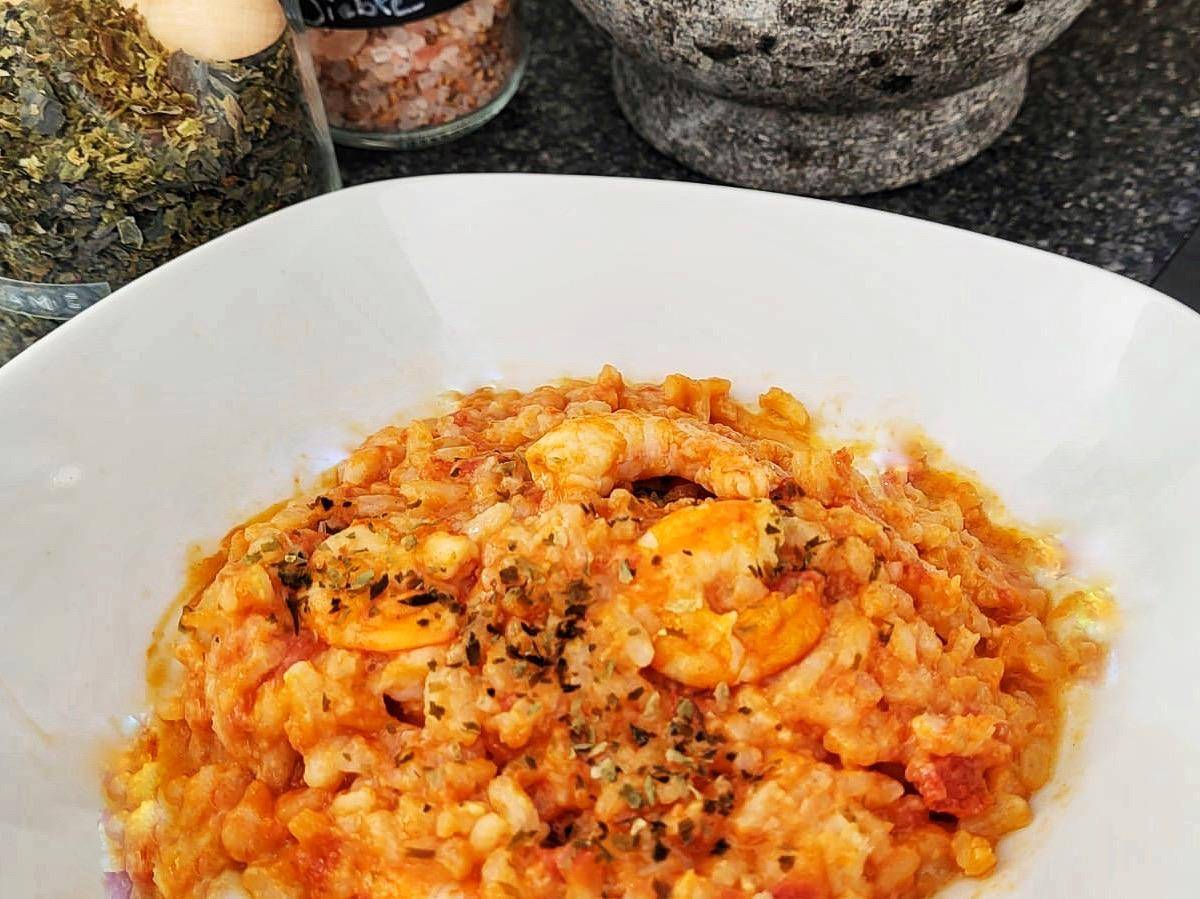 Risotto délicieux aux crevettes - Recepten Companion Connect XL | Moulinex