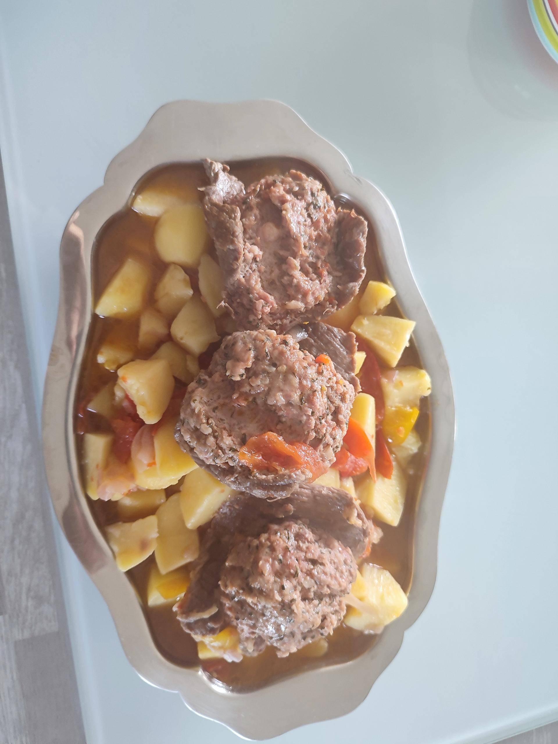 Paupiettes de boeuf à la poêlée basquaise - Recette Cookeo V3 | Moulinex