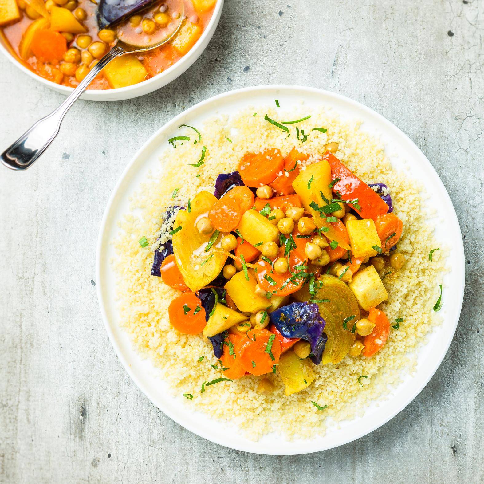 Couscous végétarien - Recepten Cook'in One | Moulinex