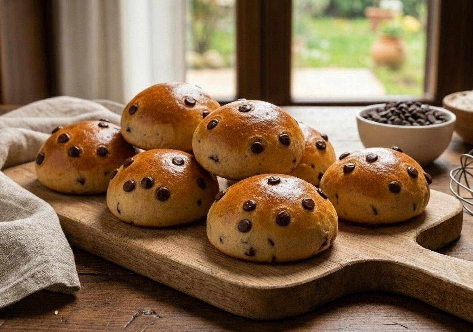 Petites brioches aux pépites de chocolat - Recette Easy Fry Smart & Silence XL | Moulinex