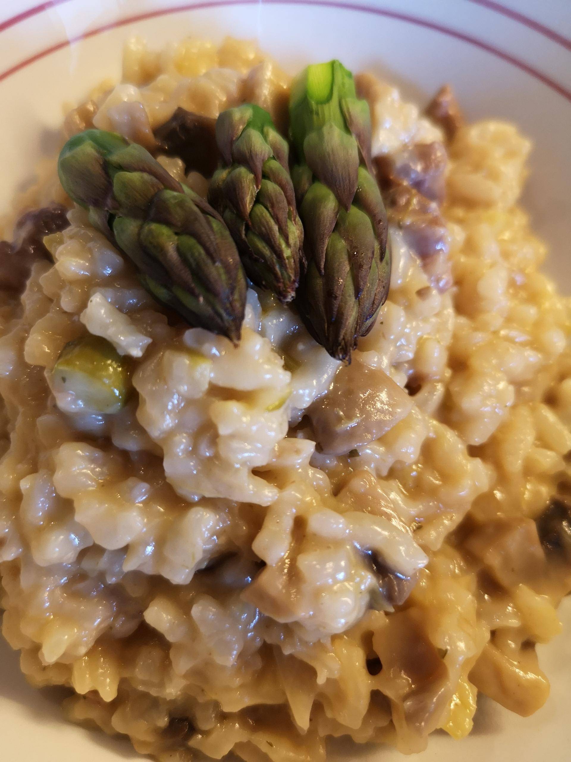 Risotto d'agneau aux champignons et aux asperges - Recepten Cookeo | Moulinex