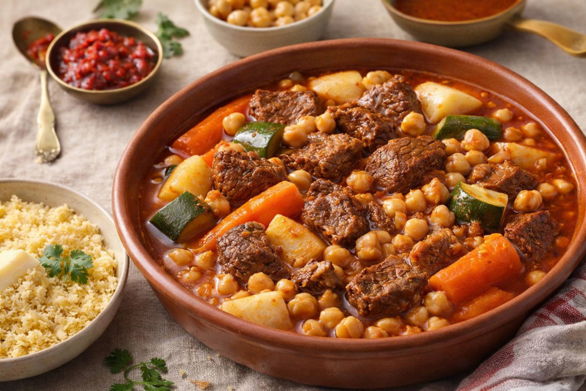 Couscous au boeuf - Recette Companion Connect | Moulinex