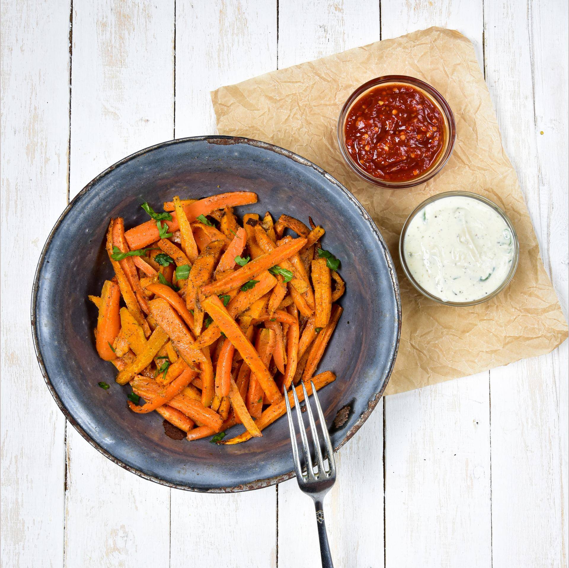 Frites de carottes à l'ail et au parmesan - Recette Multifunction Airfryer Oven Digital | Moulinex