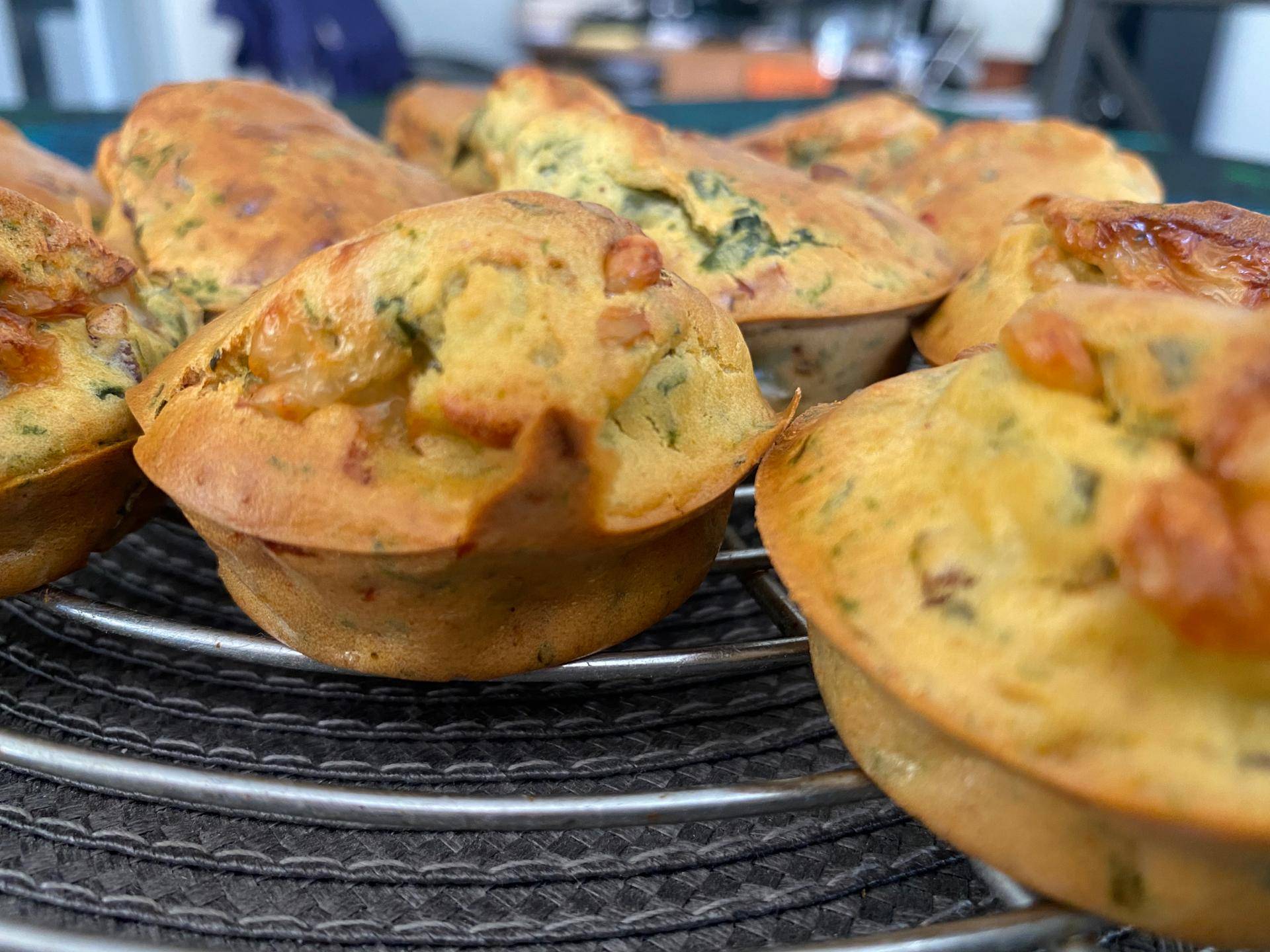Muffins épinard et emmental - Recepten Companion Connect XL | Moulinex