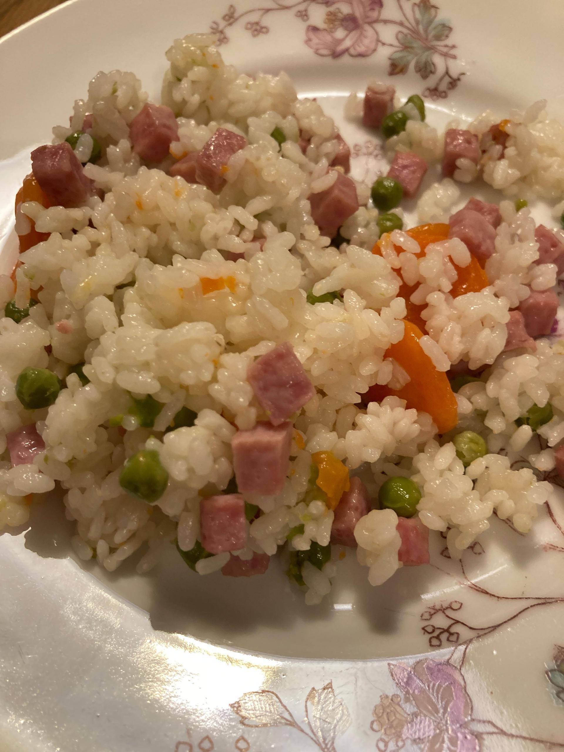 Riz carotte jambon petit pois - Recette Cookeo V3 | Moulinex