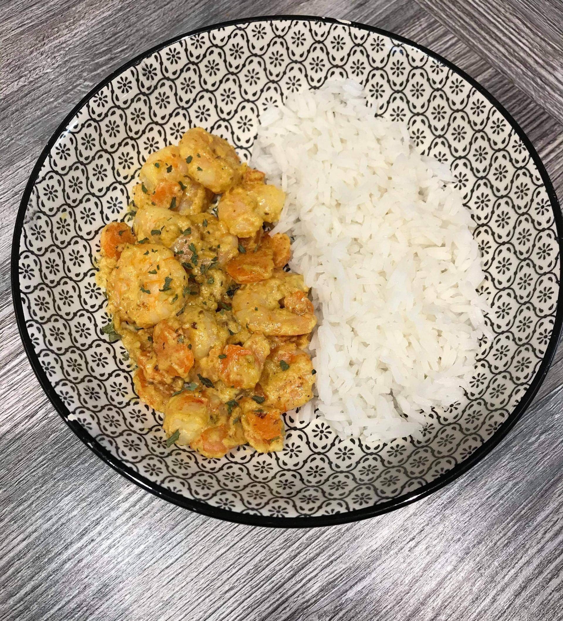 Crevette curry lait de coco carotte - Recepten Cookeo V3 | Moulinex