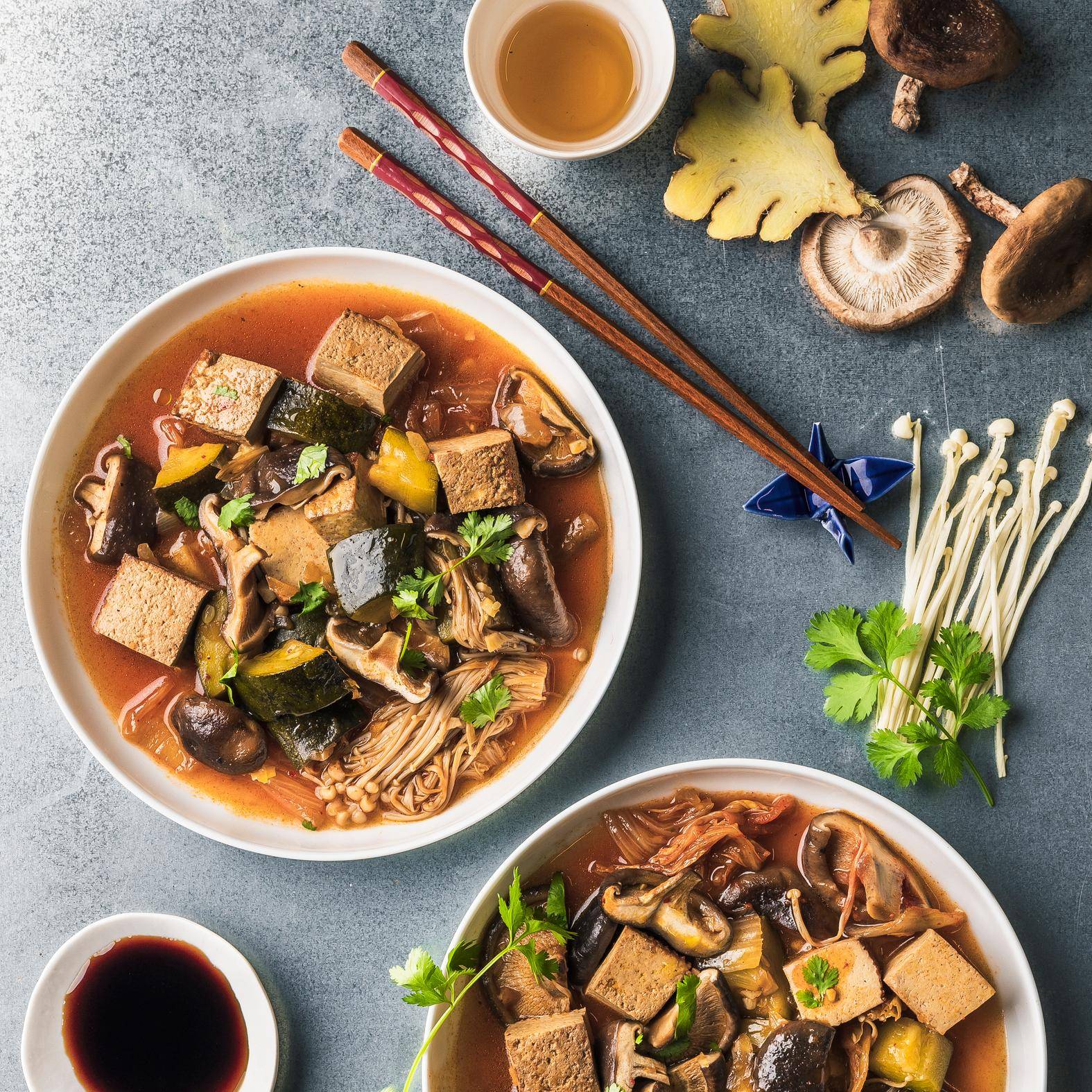 Sundubu jjigae végétalien - Recette Cookeo | Moulinex