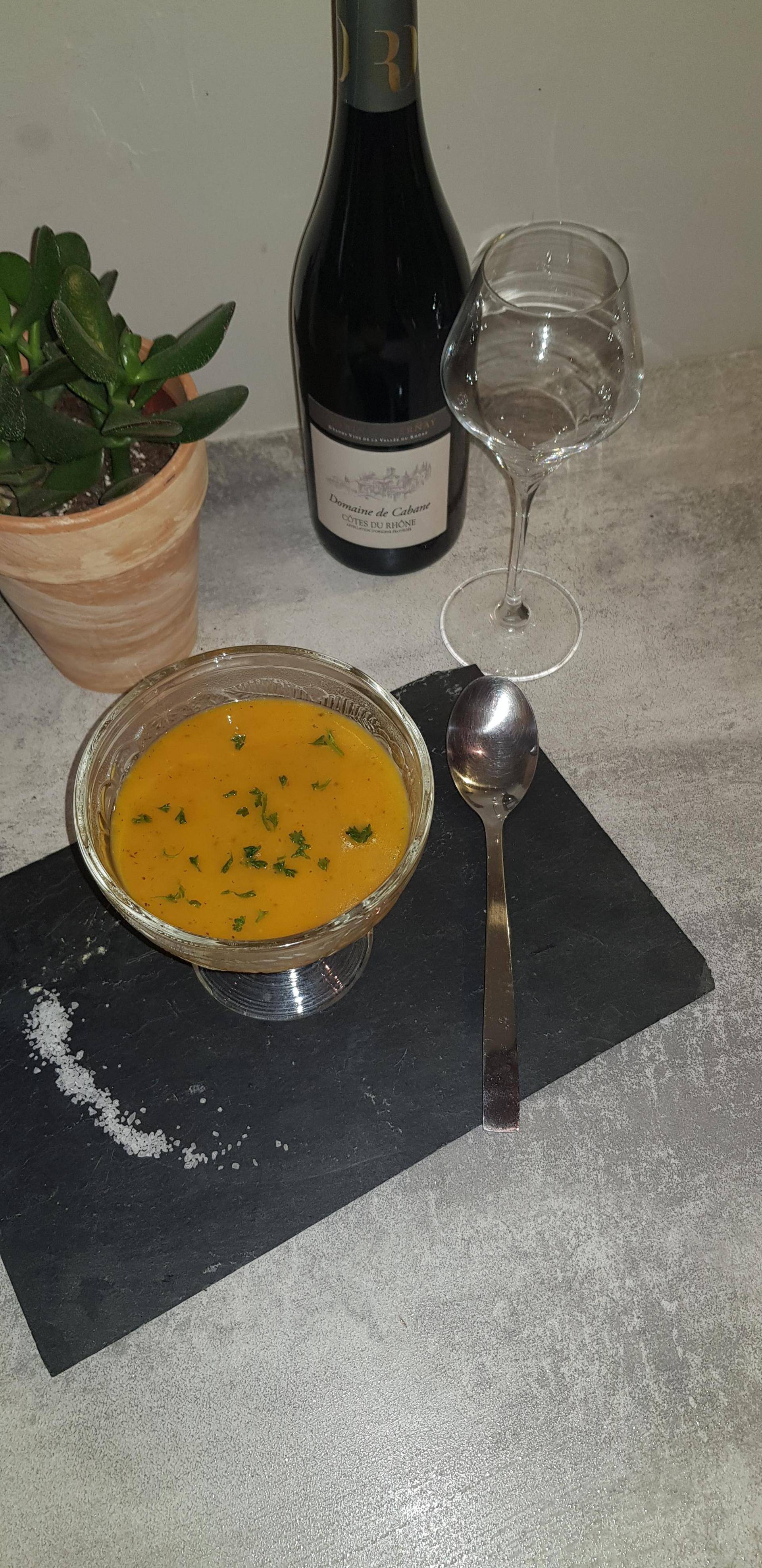 Velouté butternut pomme de terre champignons de paris - Recepten Cookeo | Moulinex