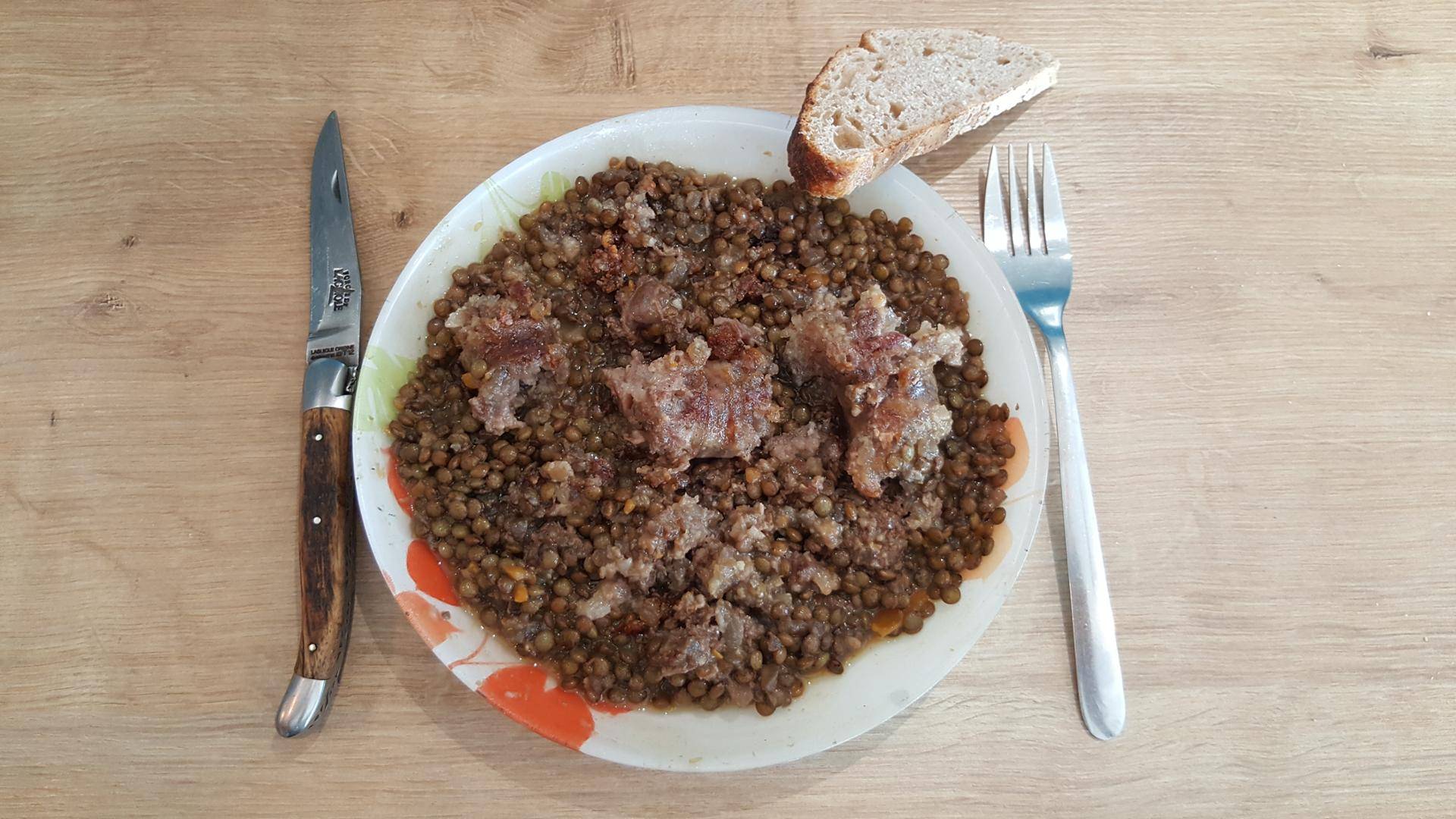 Andouillette aux lentilles - Recette Companion Connect XL | Moulinex