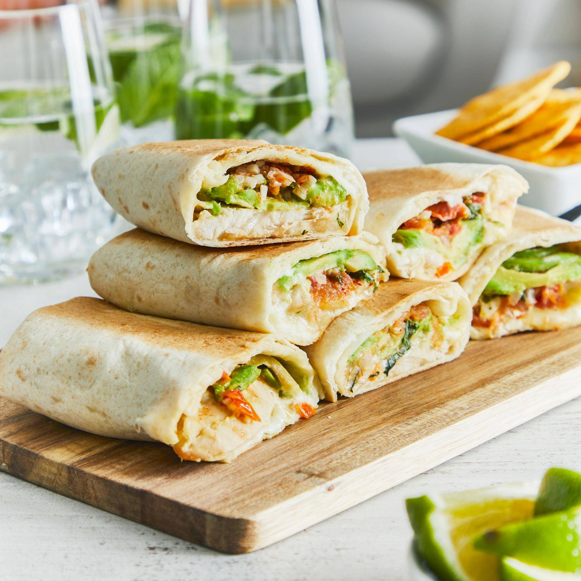 Burritos de poulet - Recette Easy Fry Max | Moulinex