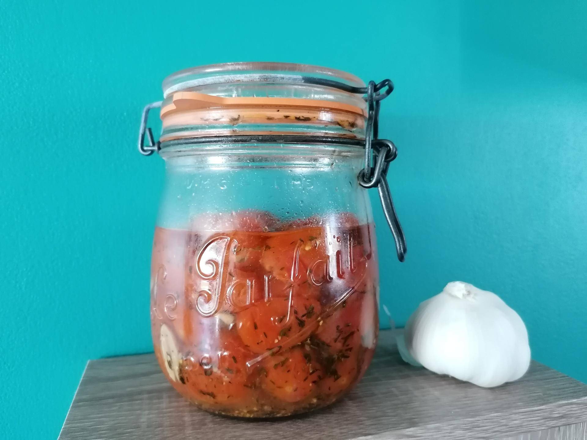 Conserve de tomates cerises à l'huile d'olive et aux aromates - Recepten Cookeo | Moulinex