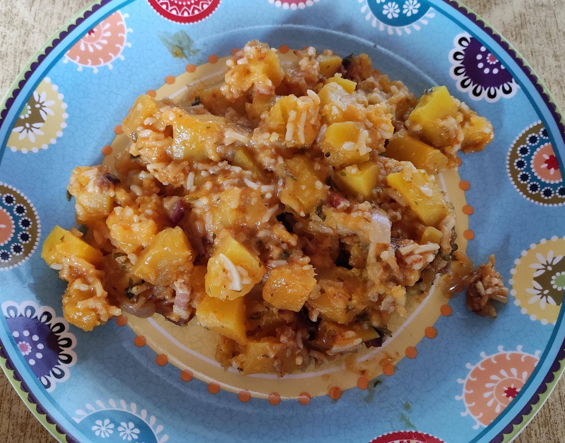 Butternut et riz à la sauce tomate - Recepten Cookeo V3 | Moulinex