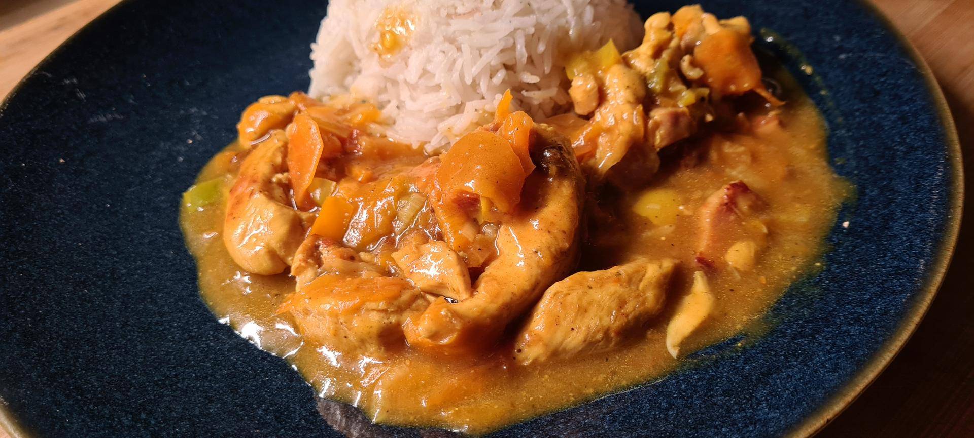 Poulet Curry et ses petits légumes - Recepten Cookeo | Moulinex