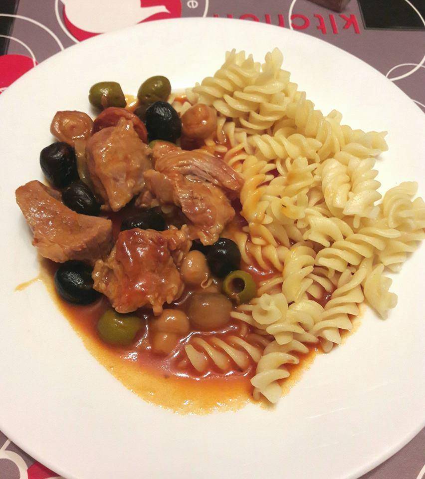 Sauté de veau olives et chorizo - Recepten Cookeo | Moulinex