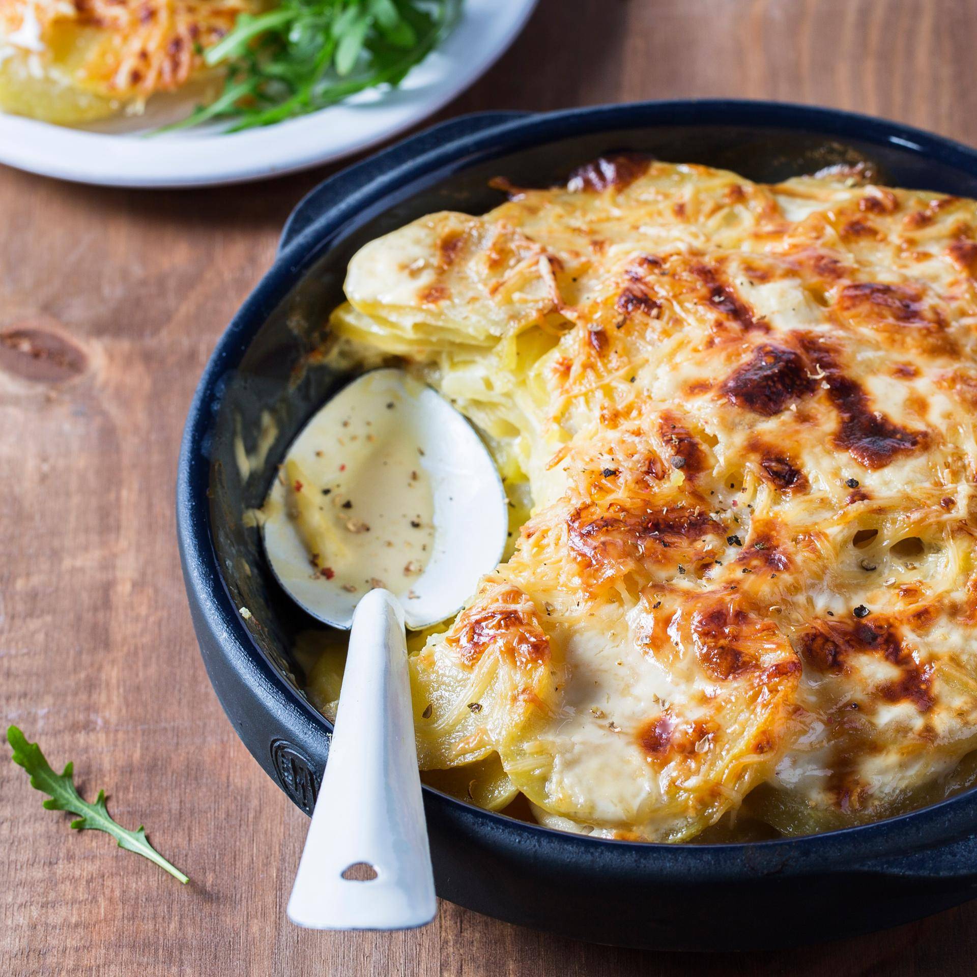 Gratin de pommes de terre à l'emmental - Recepten Companion | Moulinex