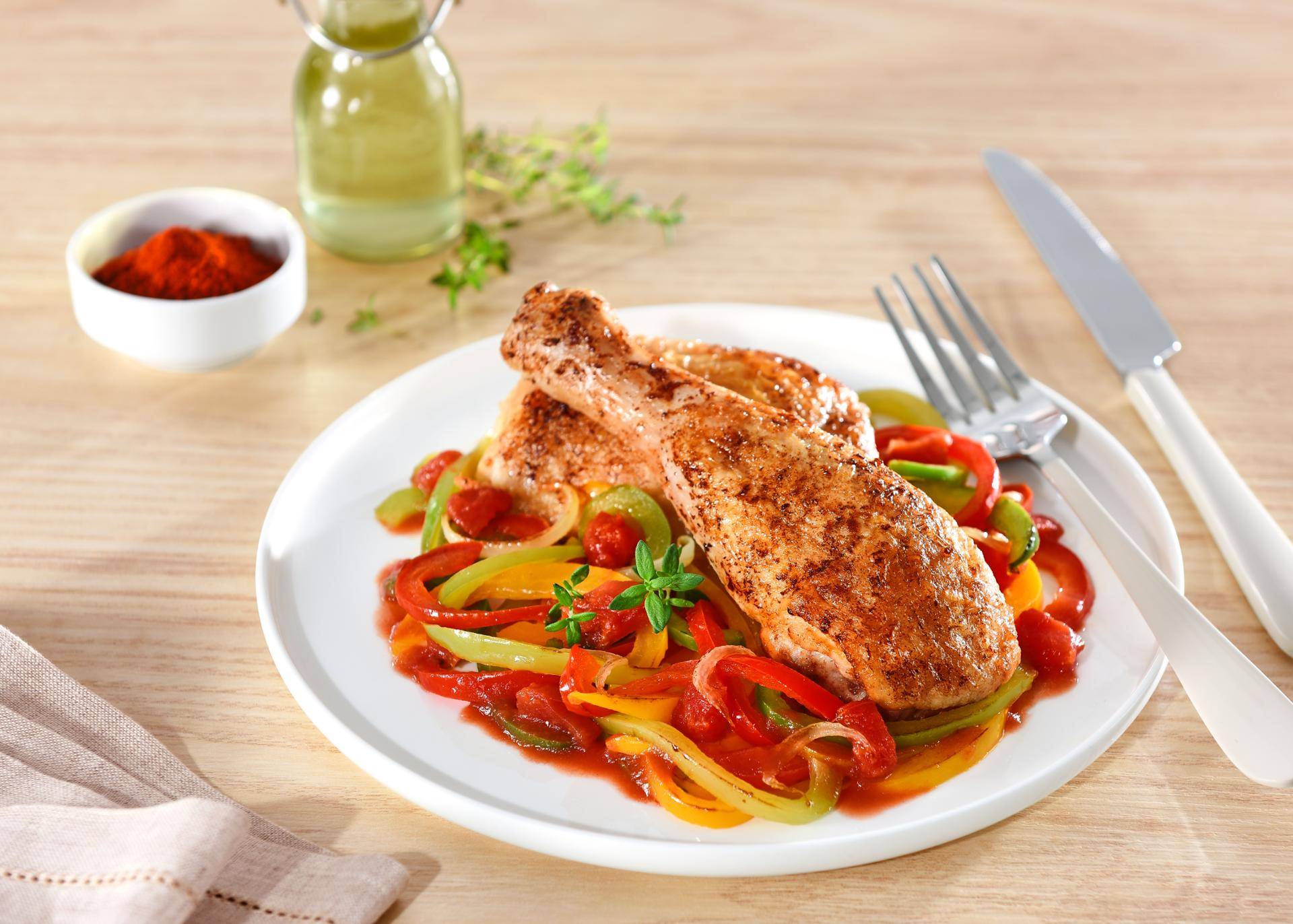 Poulet basquaise - Recette Cookeo | Moulinex
