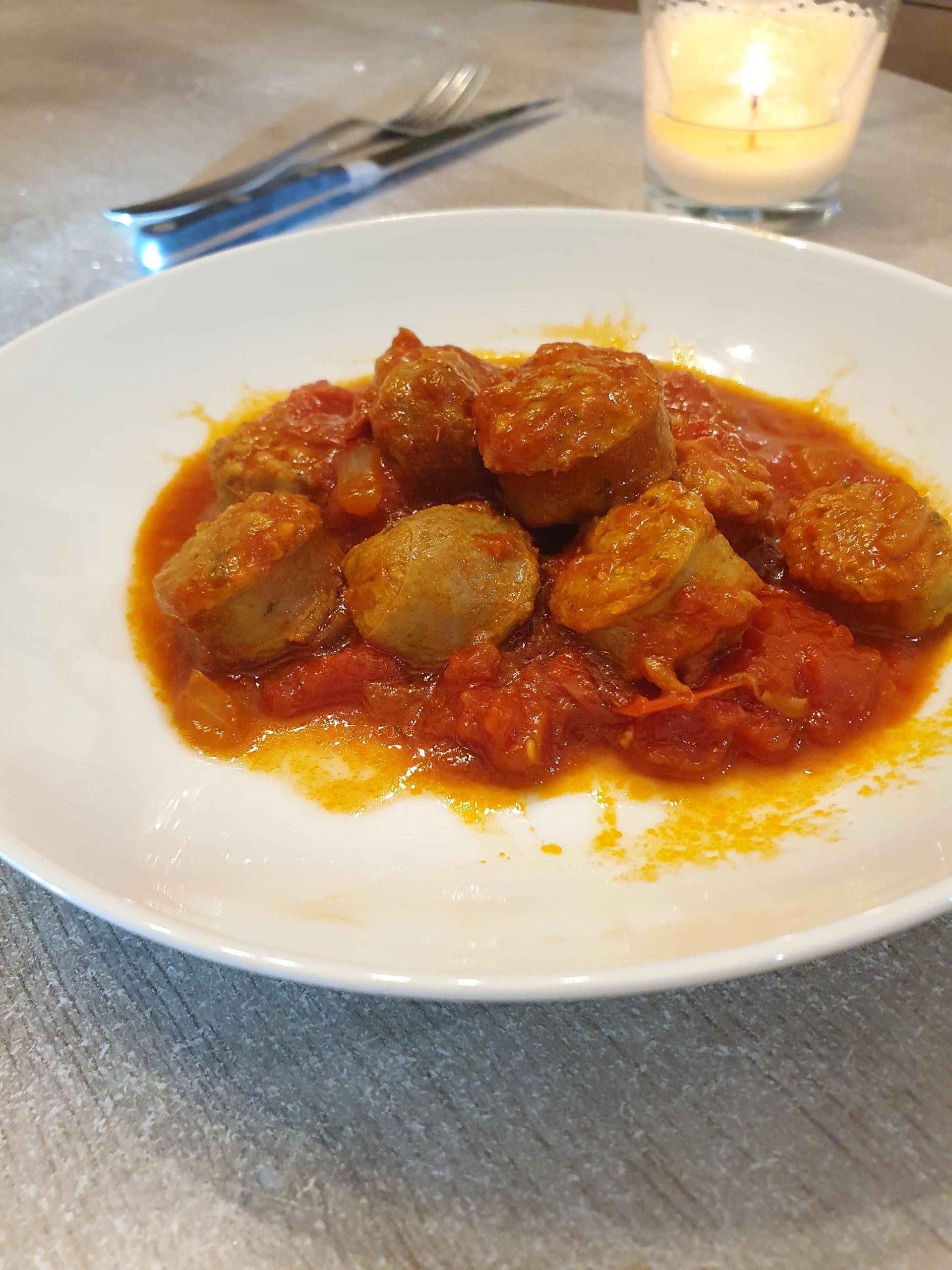 Rougail saucisses "Gorronnaises" - Recette Cookeo Infinity Autostir | Moulinex