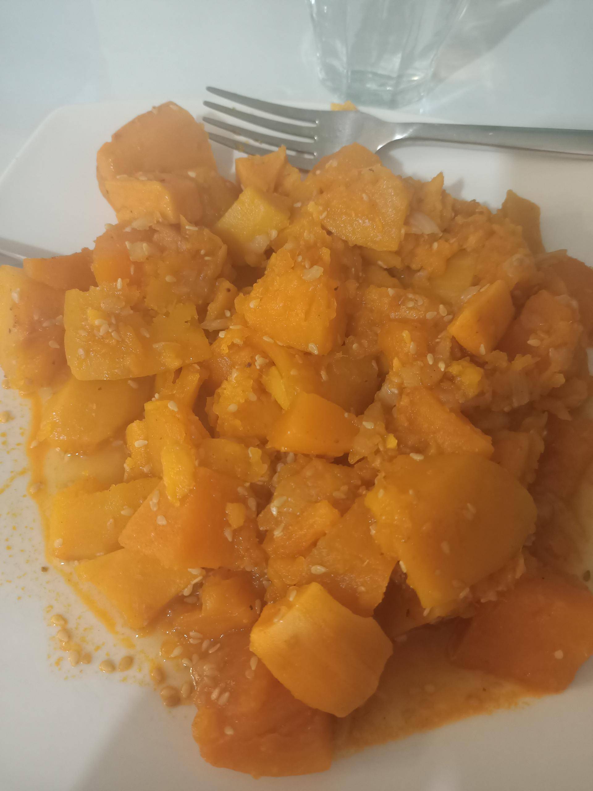 Patate douce et butternut au miel sésame - Recepten Cookeo V3 | Moulinex