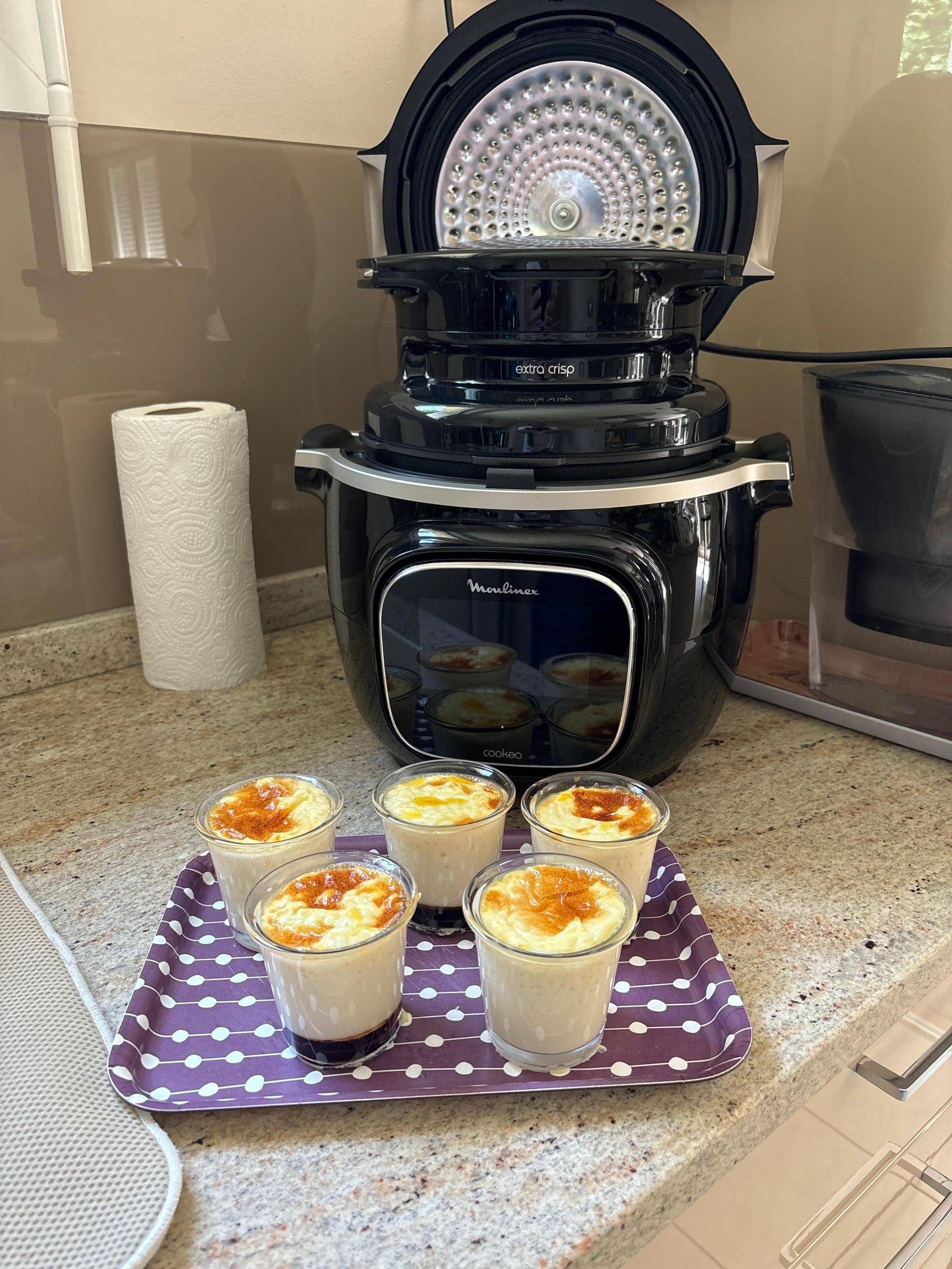 Crème aux œufs avec extra crips - Recette Cookeo V3 | Moulinex