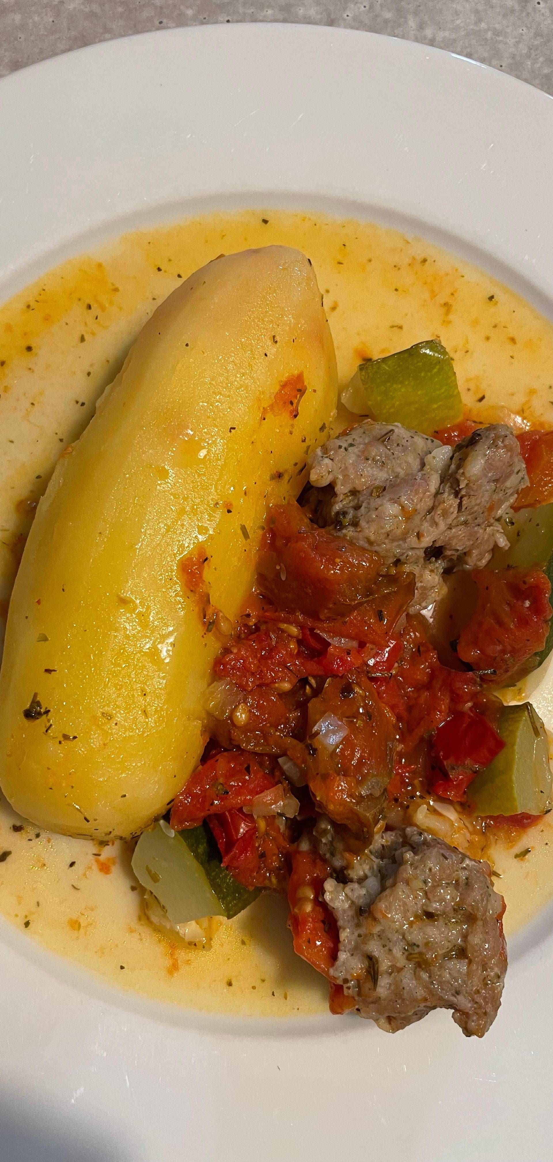 Pommes de terre farcies à la Provençale - Recette Cookeo V3 | Moulinex