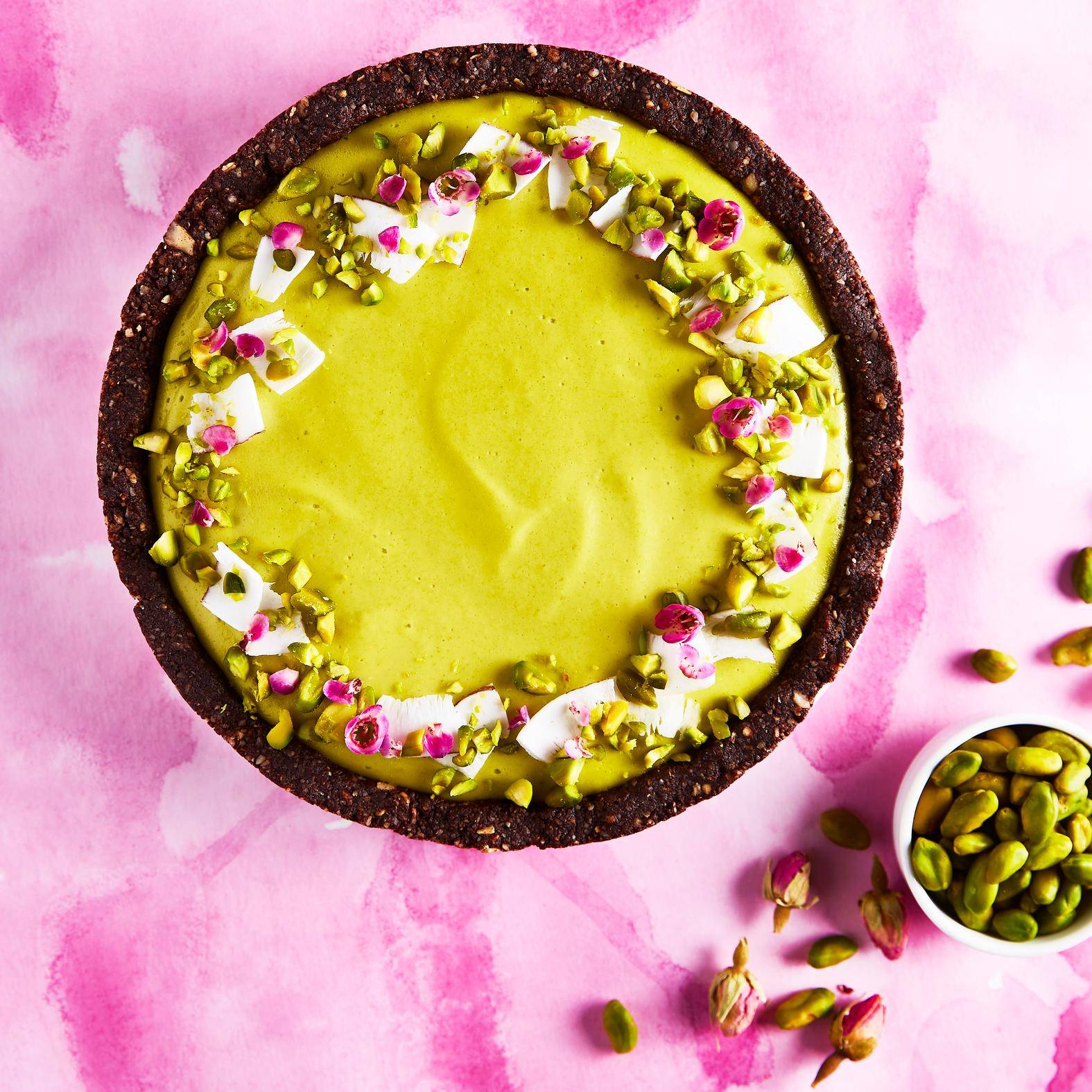 Tarte aux pistaches et cacao vegan - Recepten Perfectmix + | Moulinex