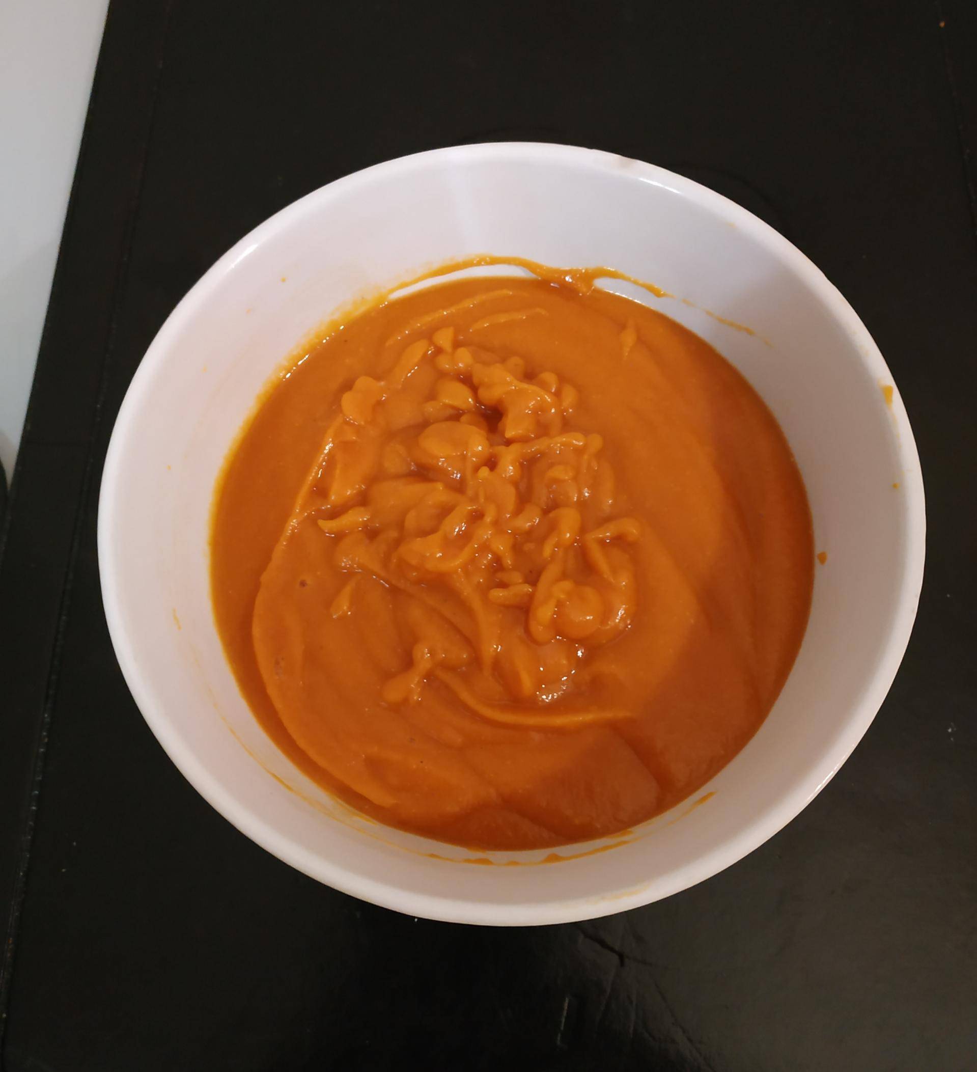 Soupe de lentilles corail et patate douce aux épices - Recepten Cookeo | Moulinex