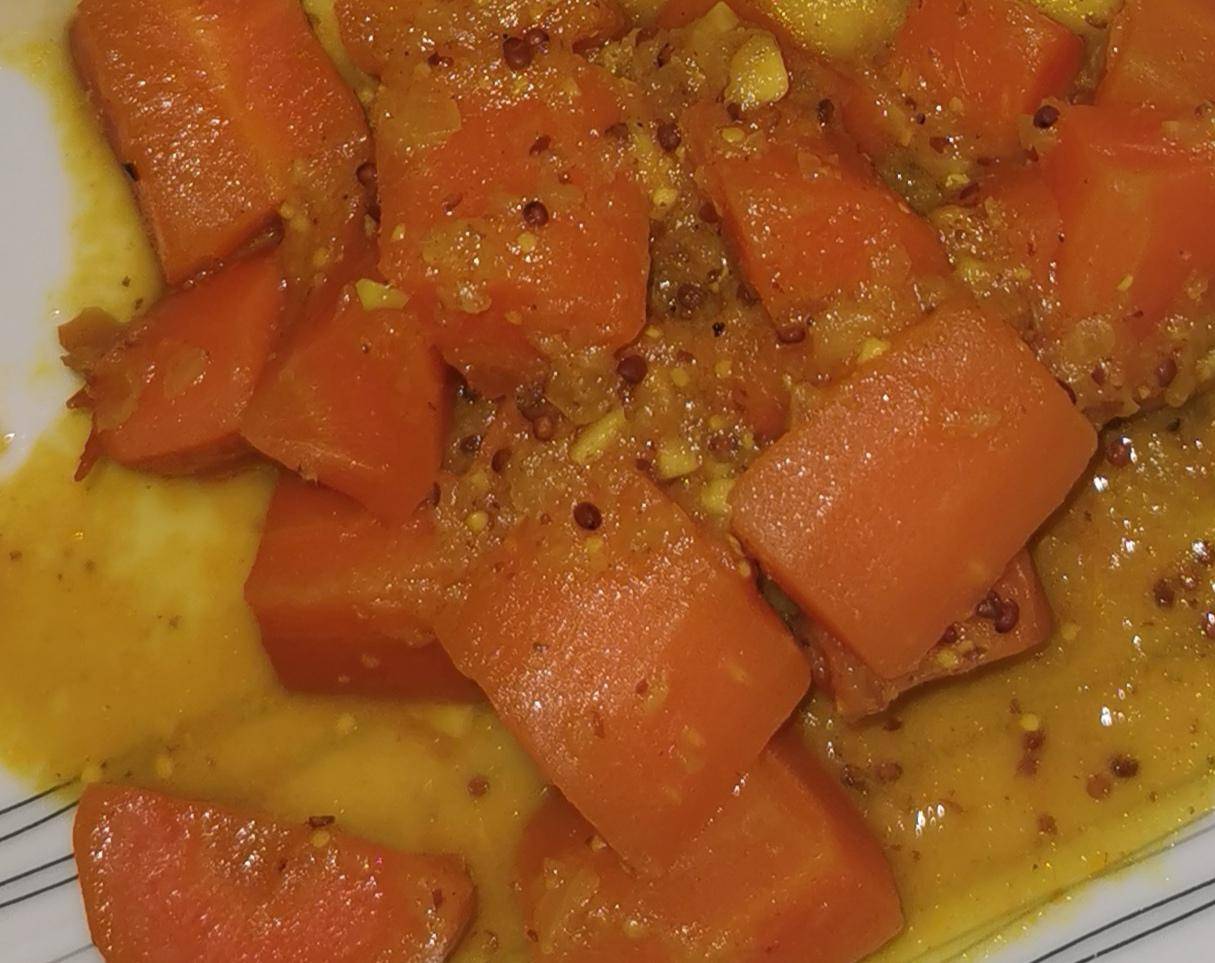 Mijoté de carrotte curry moutarde - Recepten Companion Connect XL | Moulinex