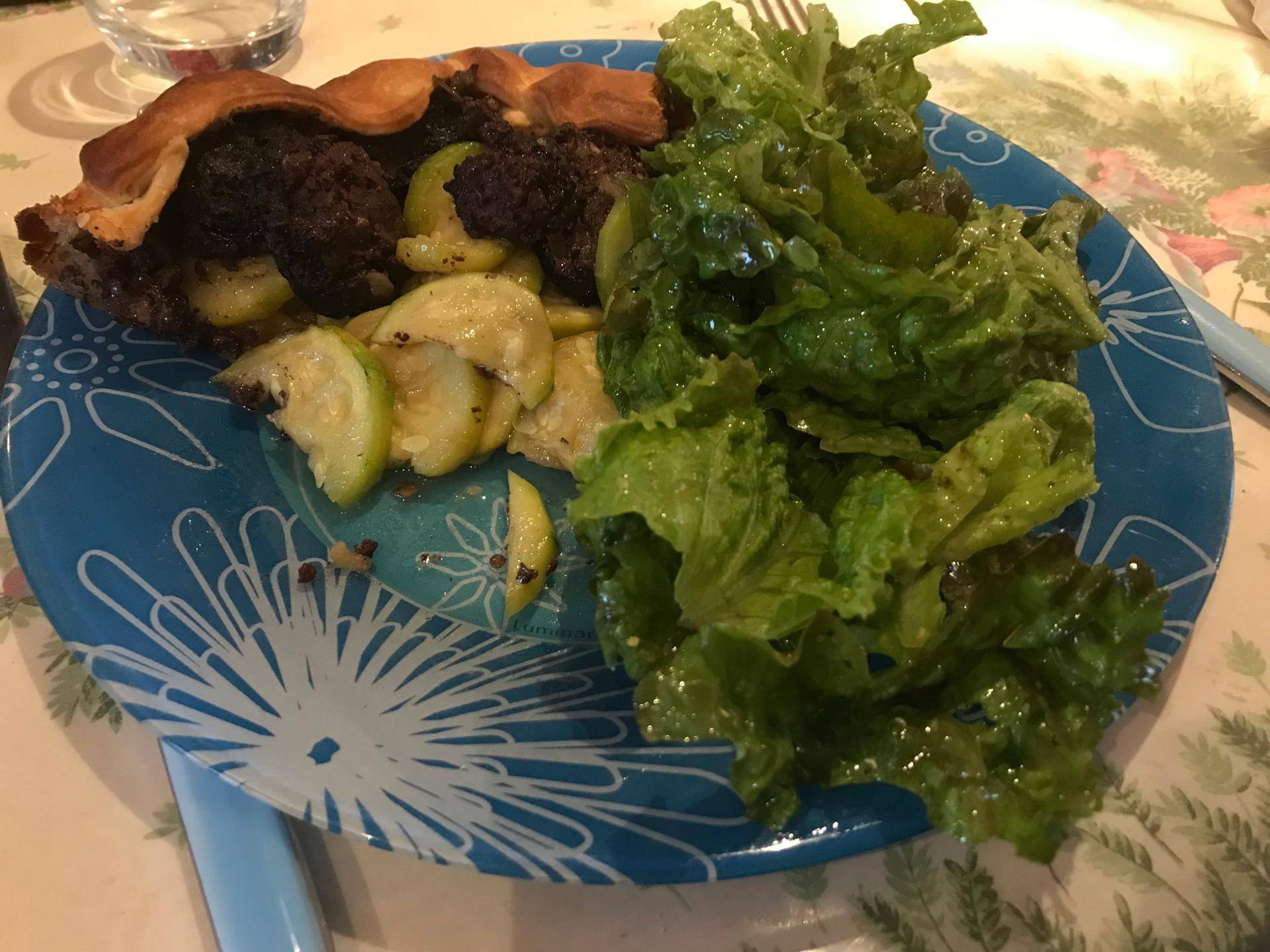 Tarte courgettes boudin noir - Recepten Cookeo | Moulinex