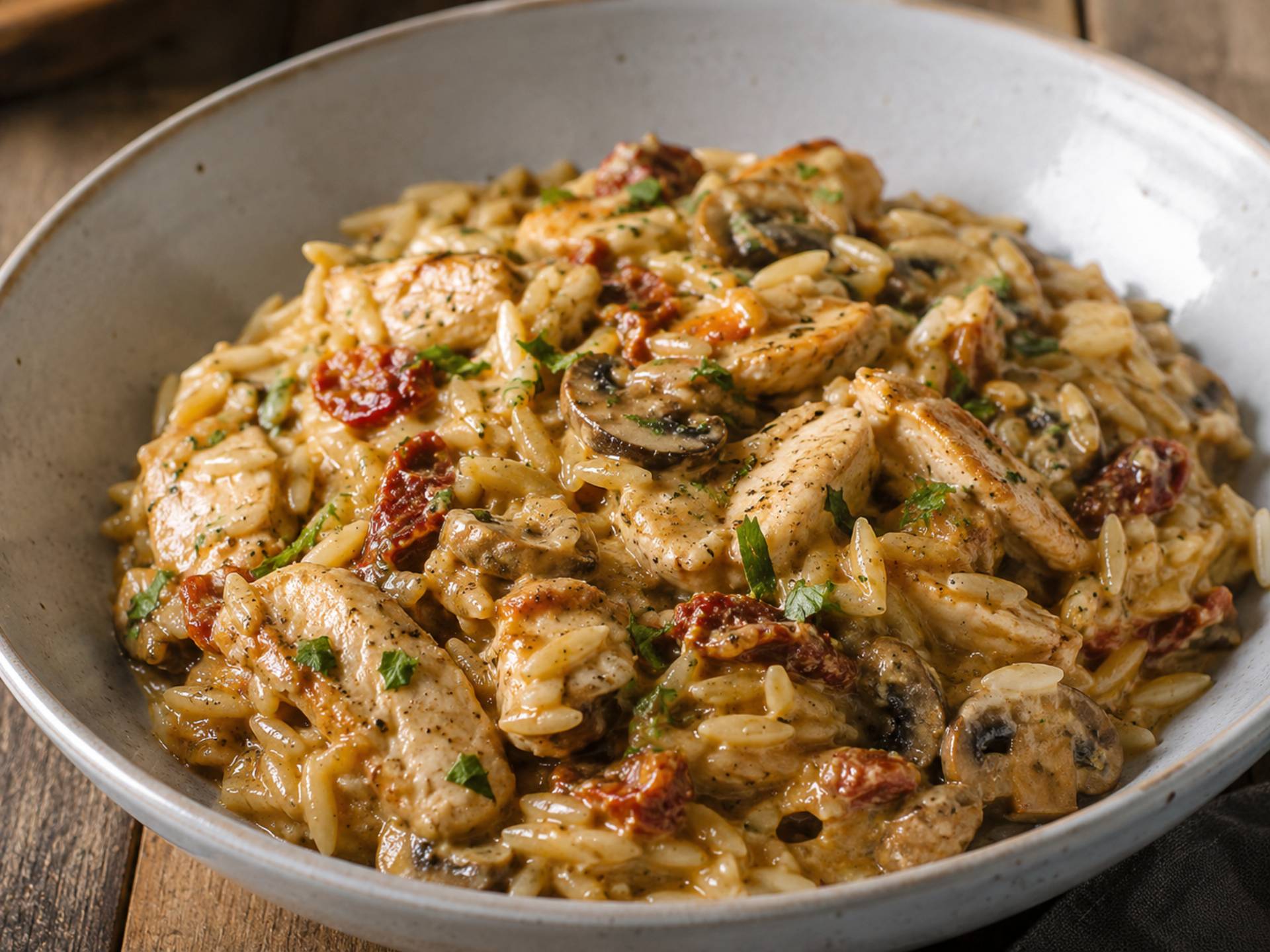 Orzo crémeux - Recette Companion Connect XL | Moulinex