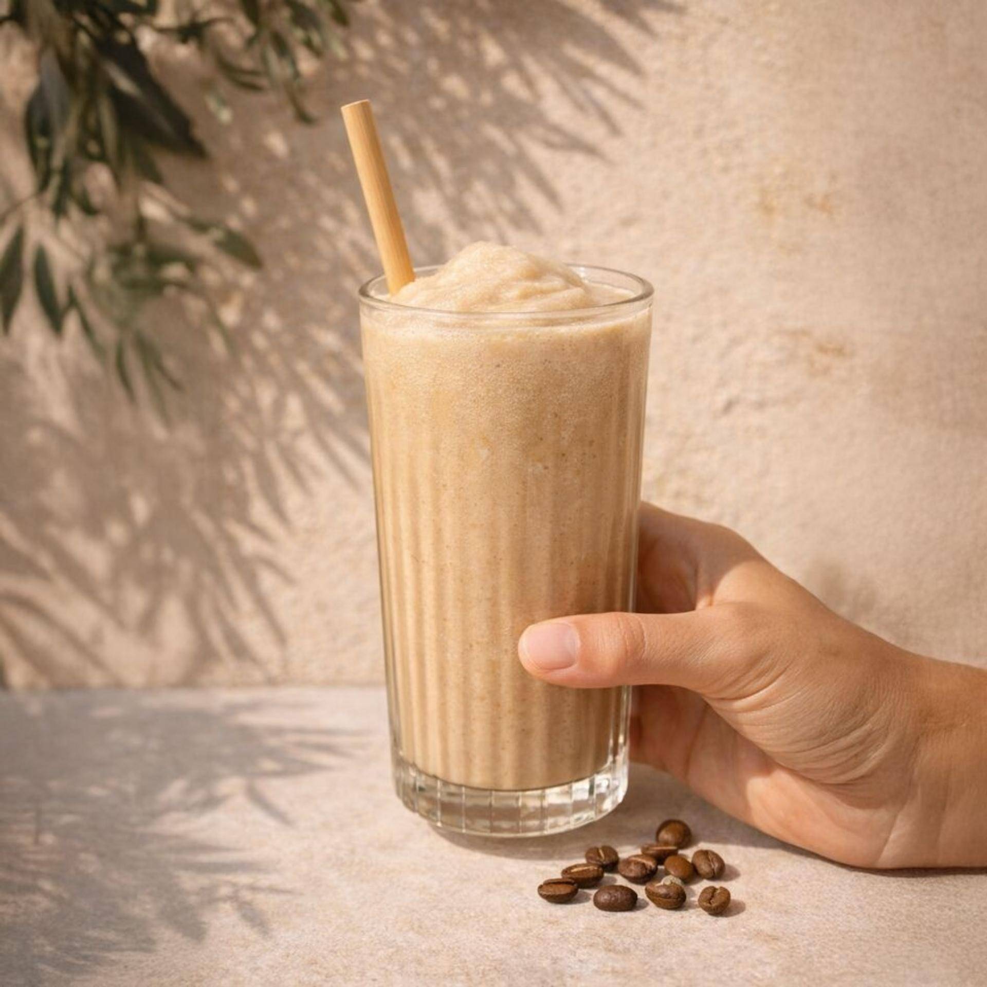 Milkshake protéiné café glacé - Recette Freezi | Moulinex