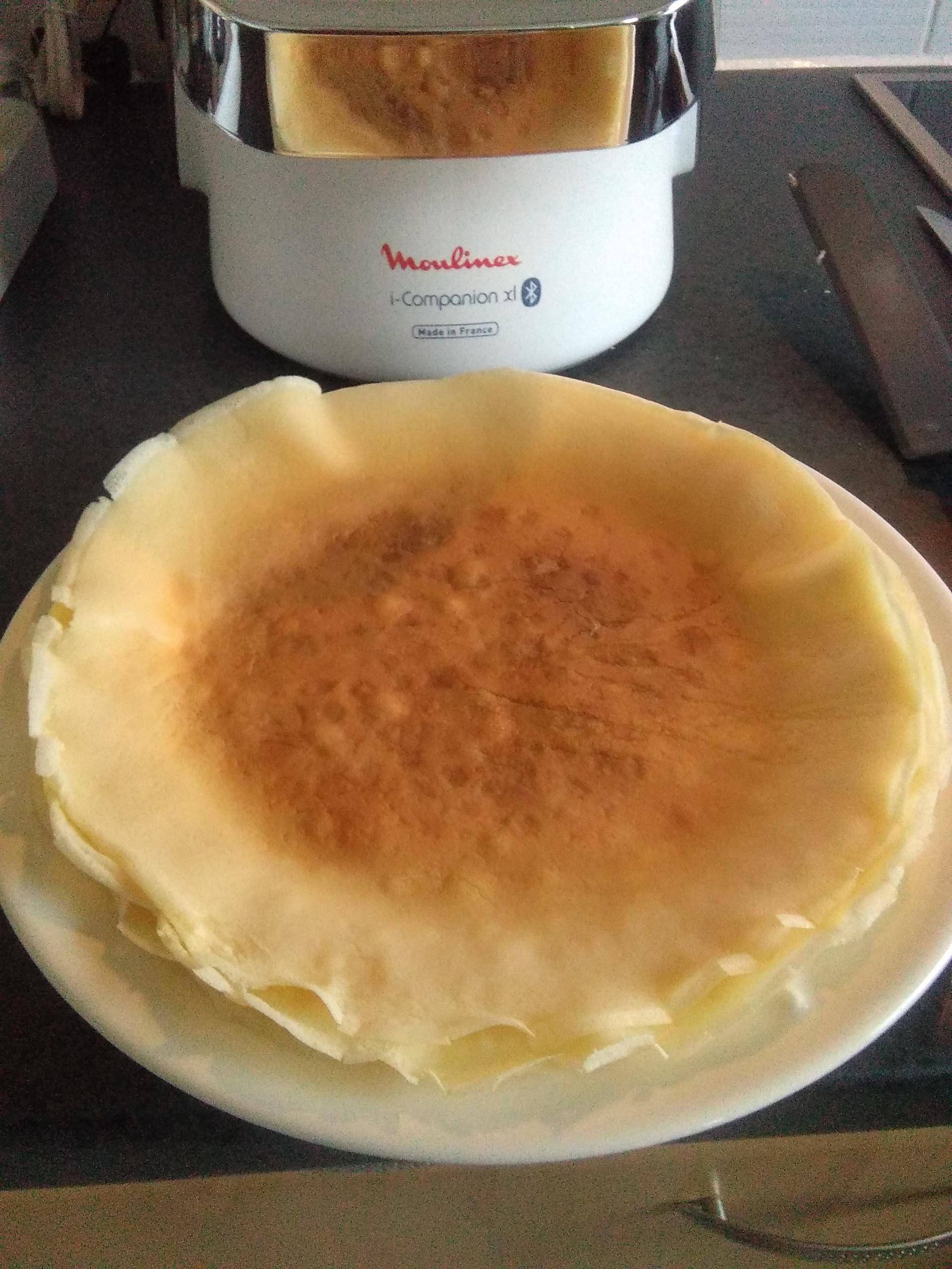 Pâte à crêpes sans sucre, ni beurre - Recette Companion Connect XL | Moulinex