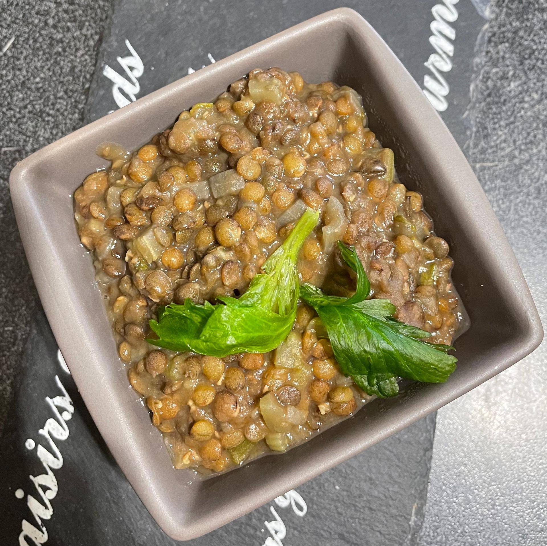 Lentilles vertes au céleri branche - Recette Cookeo V3 | Moulinex