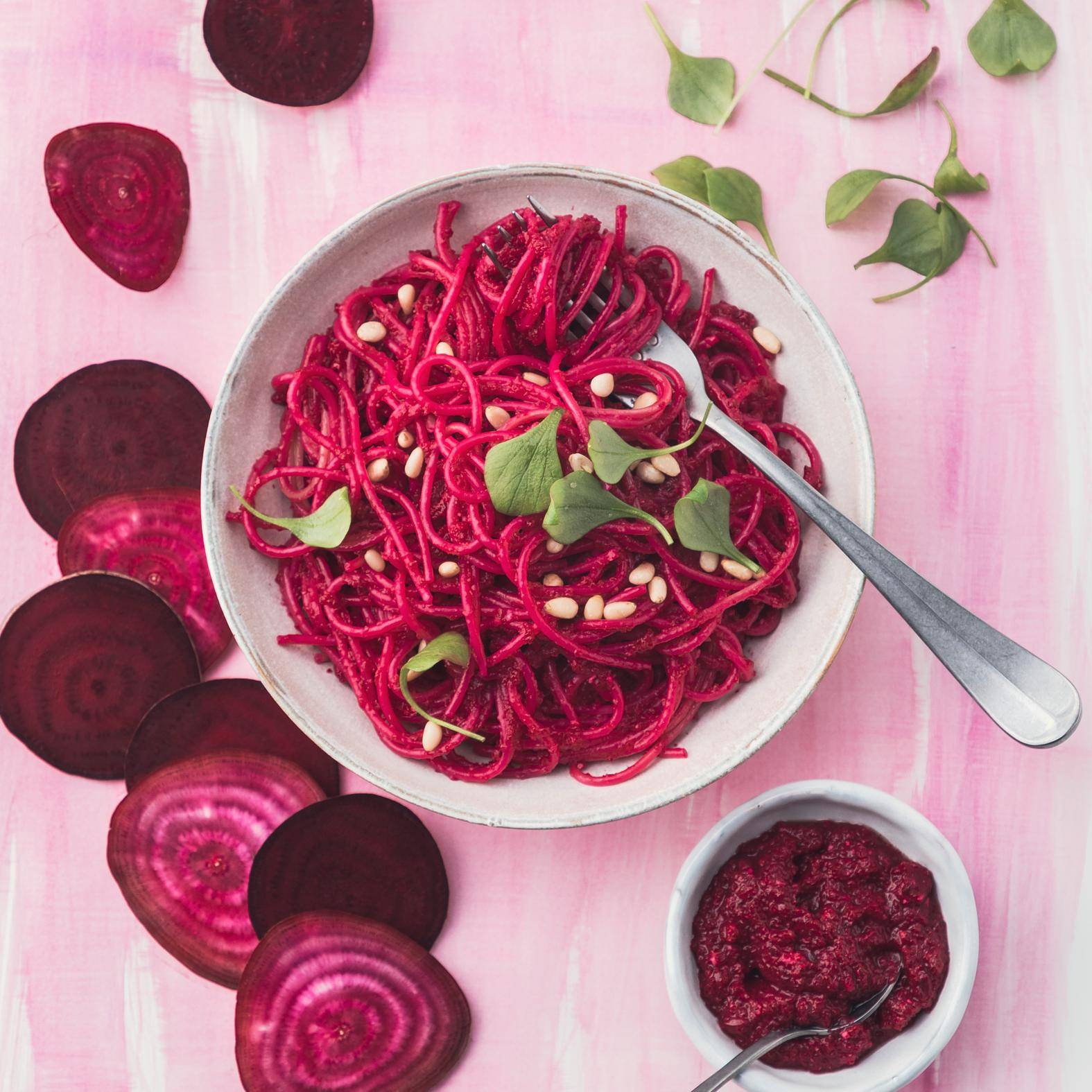 Spaghettis à la betterave - Recette Cookeo | Moulinex