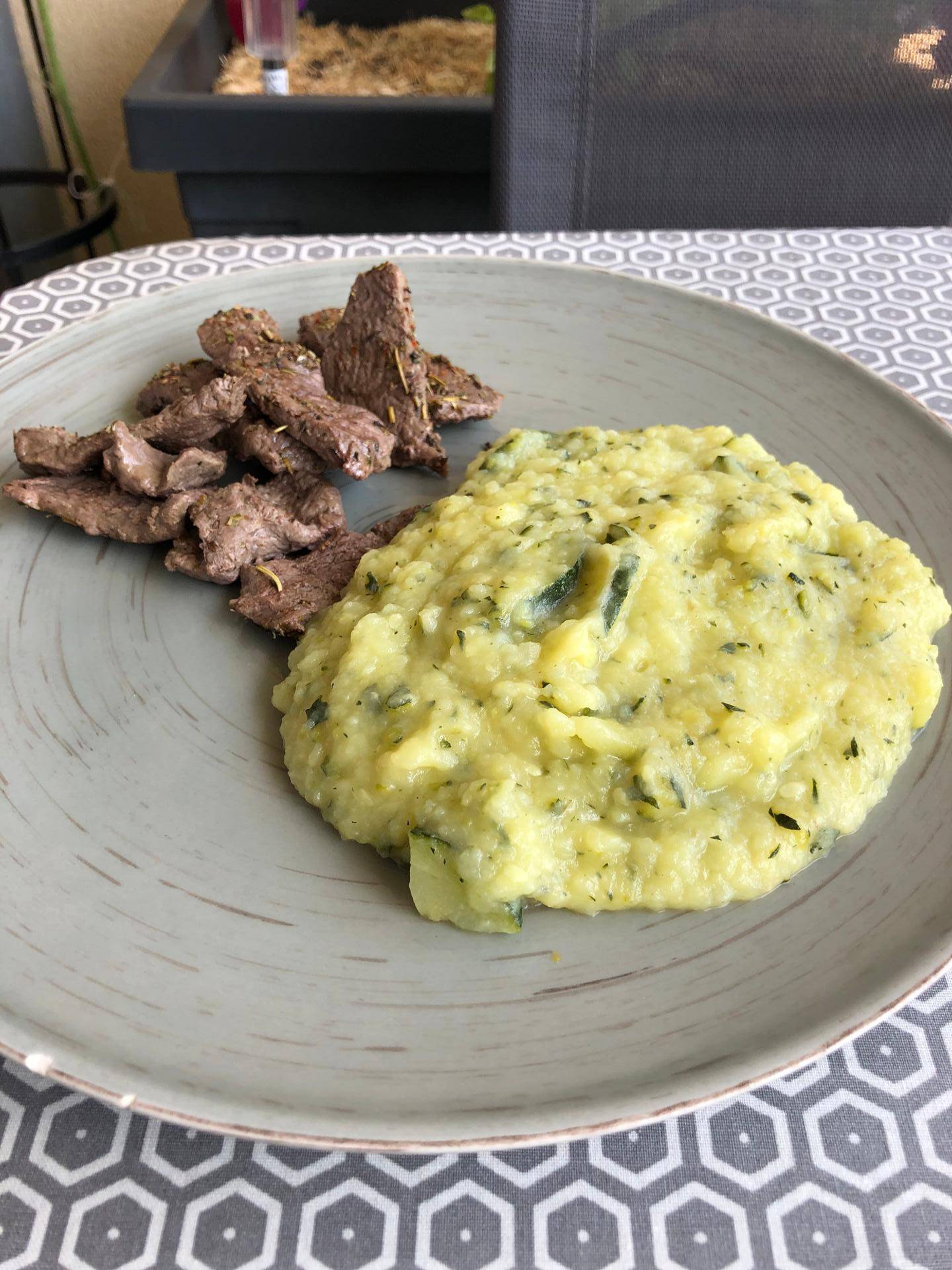 Purée de courgettes et pommes de terre - Recepten Companion Connect XL | Moulinex