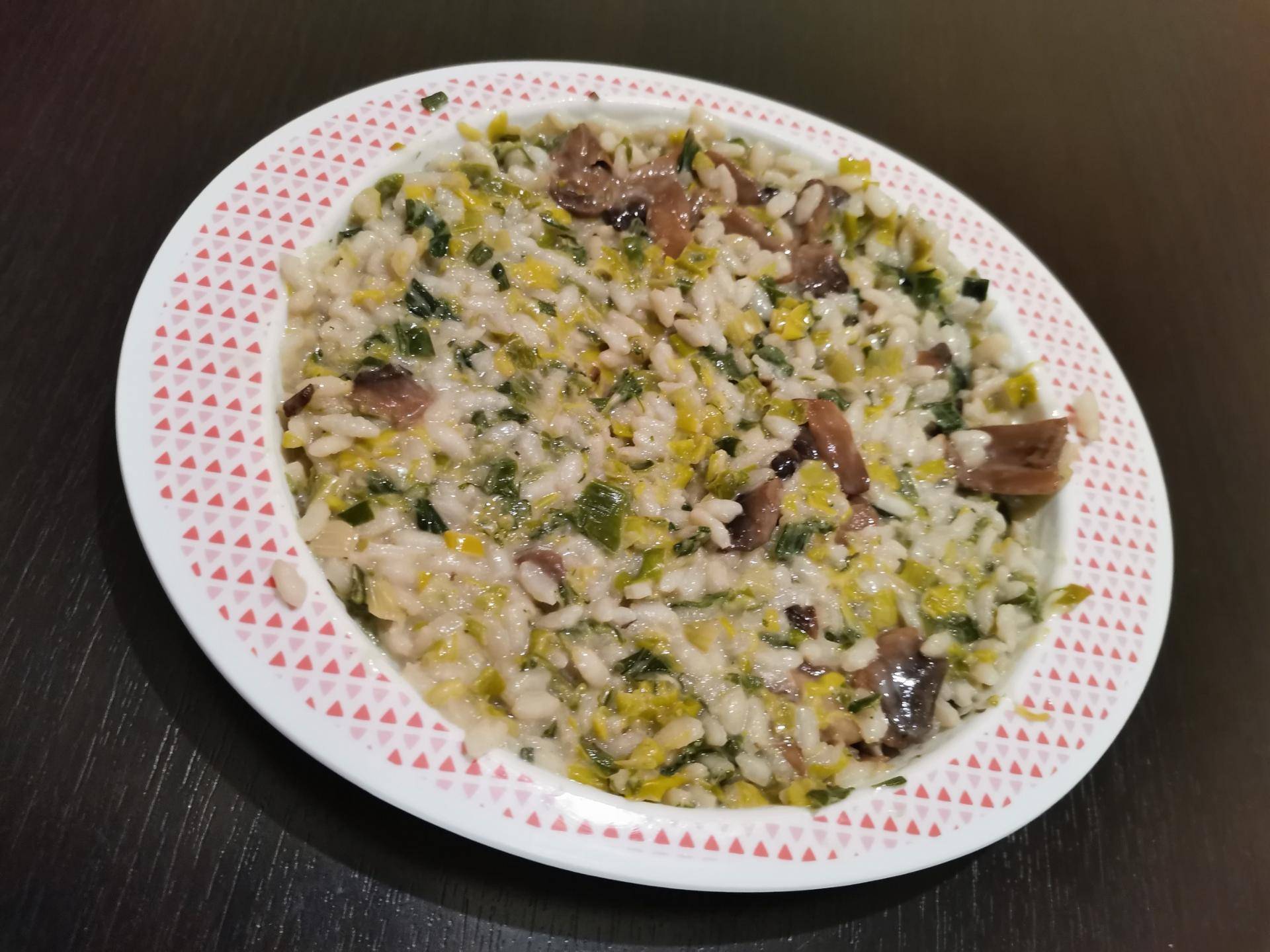 Risotto poireaux champignons - Recette Cookeo | Moulinex