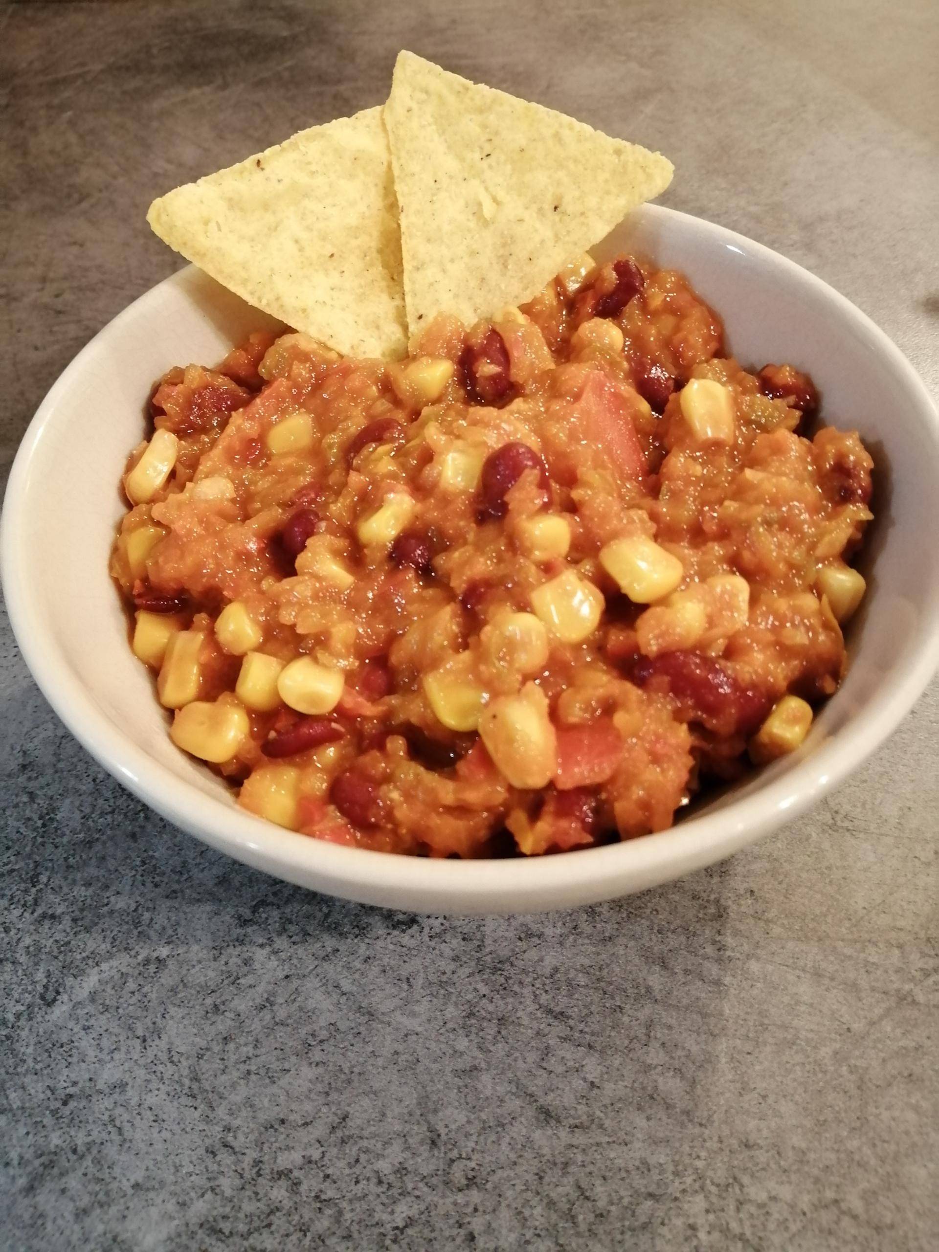 Chili sans viande - Recette Companion Connect XL | Moulinex