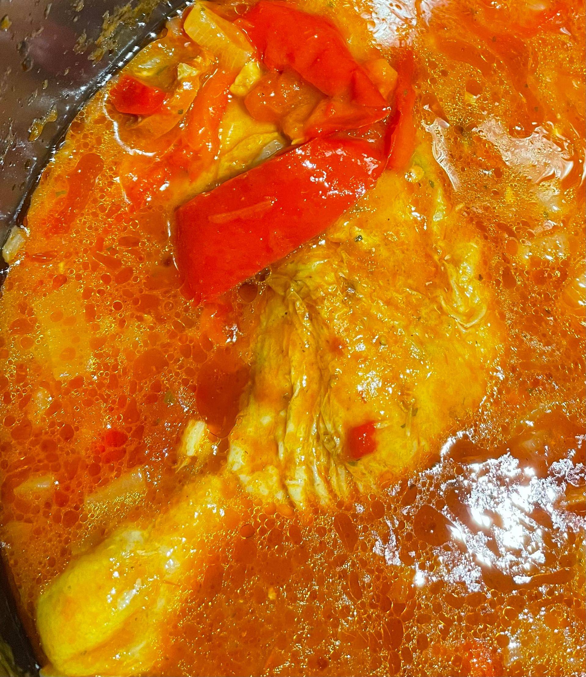 Poulet en sauce oignon, poivron, chorizo - Recepten Cookeo V3 | Moulinex