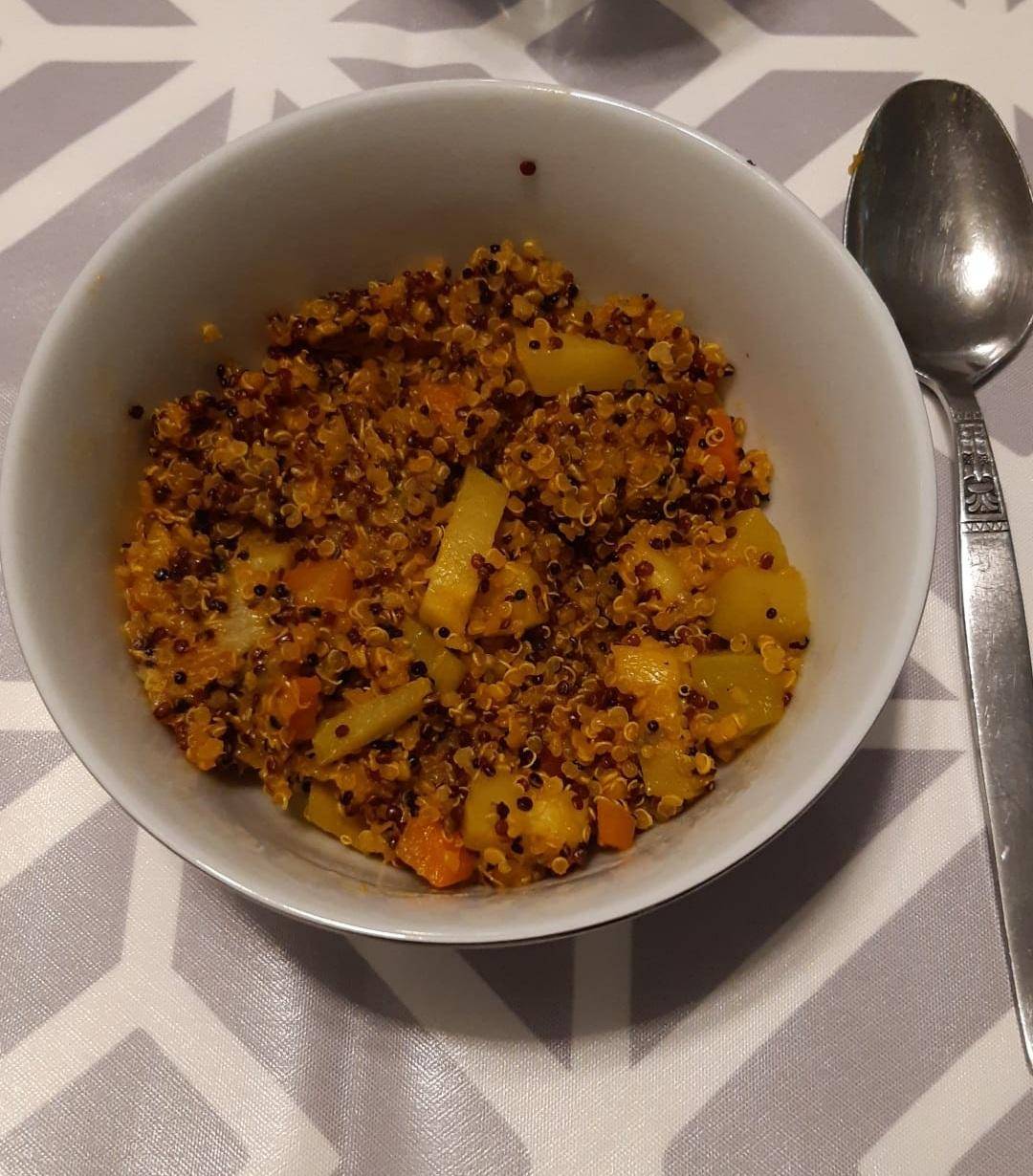 Risotto quinoa courgettes et saumon - Recepten Companion Connect XL | Moulinex