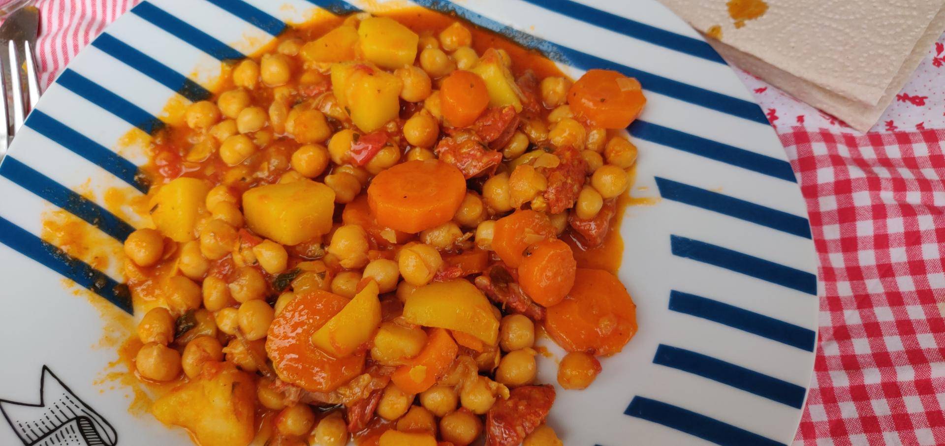 Ragoût de pois chiche au chorizo - Recepten Cookeo | Moulinex
