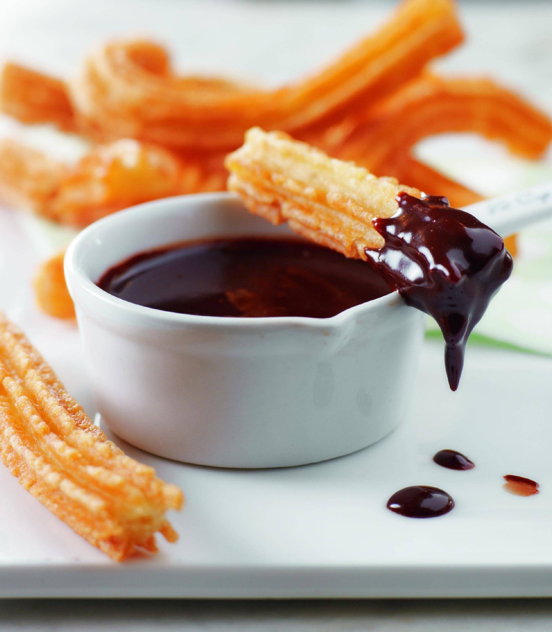 Churros sauce chocolat - Recette Easy Fry Mega | Moulinex