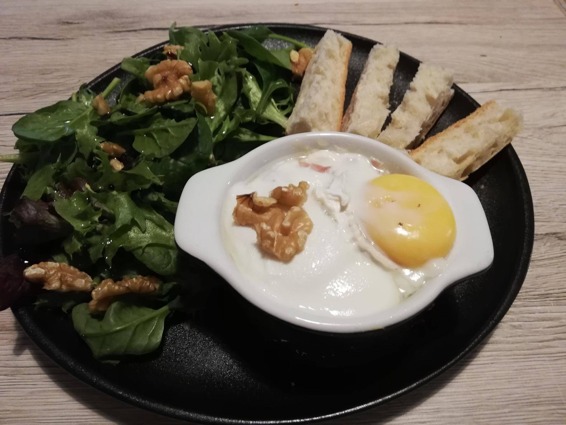 Œufs cocotte jambon - chèvre - Recette Cookeo | Moulinex