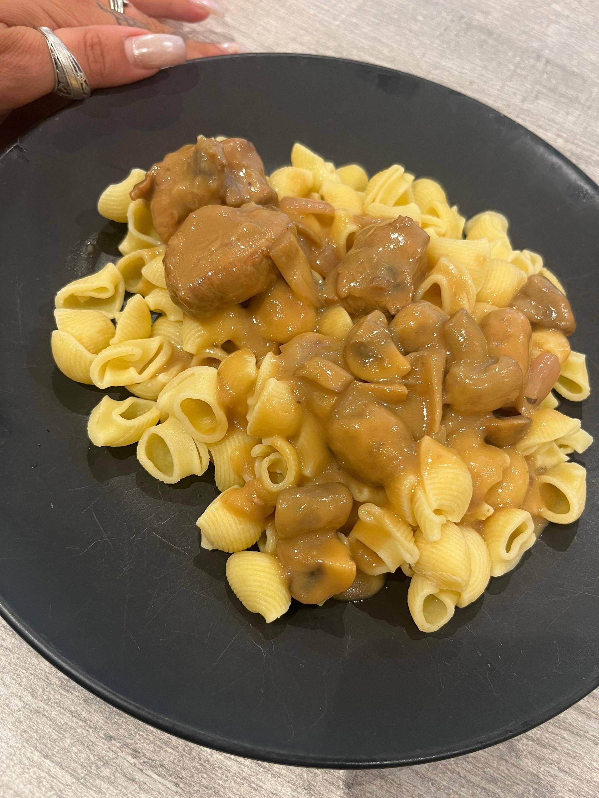 Filet mignon caramélisé aux champignons - Recepten Cookeo | Moulinex